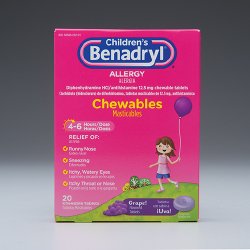 Children's Benadryl® Diphenhydramine Children's Allergy Relief (20 Units)