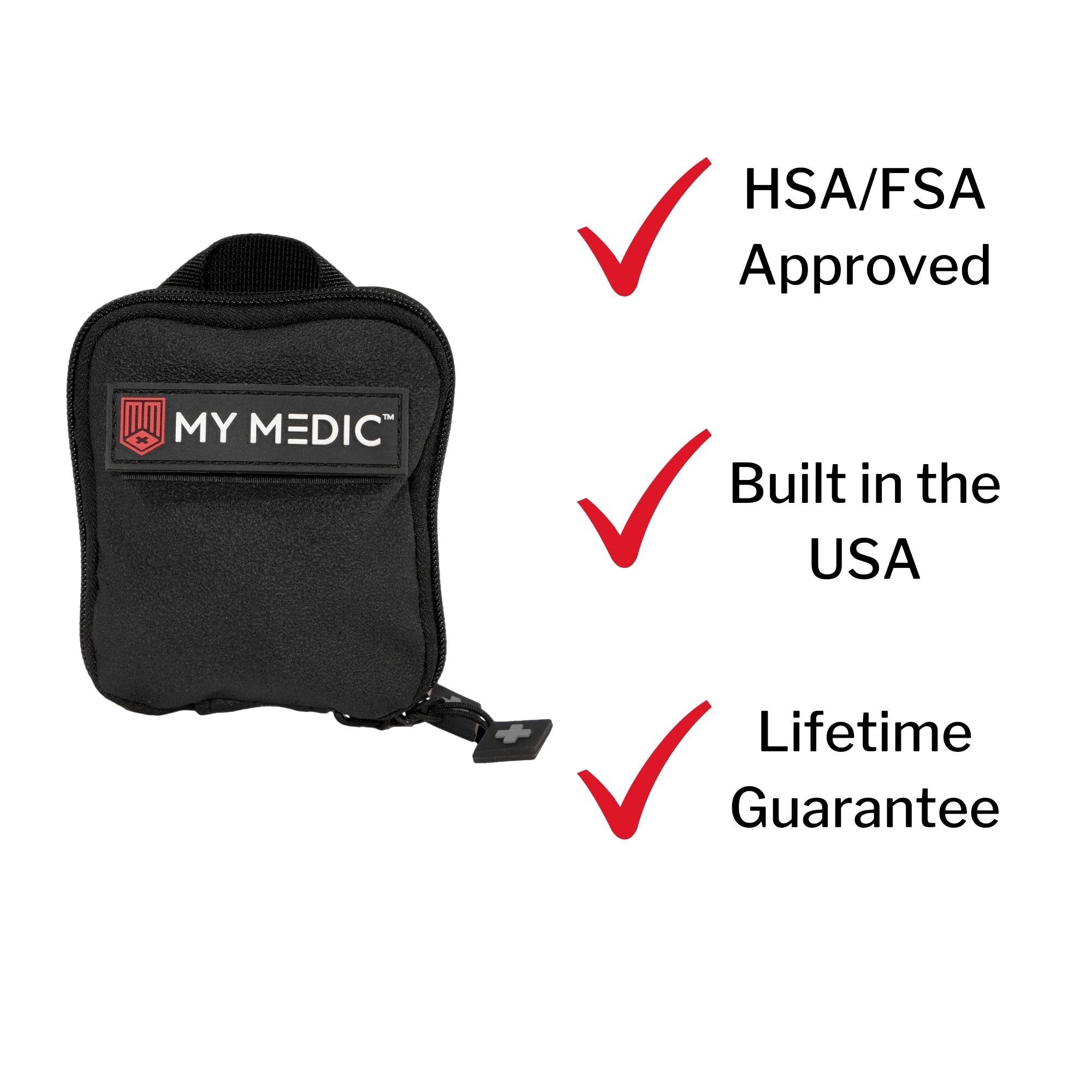 My Medic First Aid Kit for Everyday Use – Medical Supplies in Carrying Case (1 Unit)