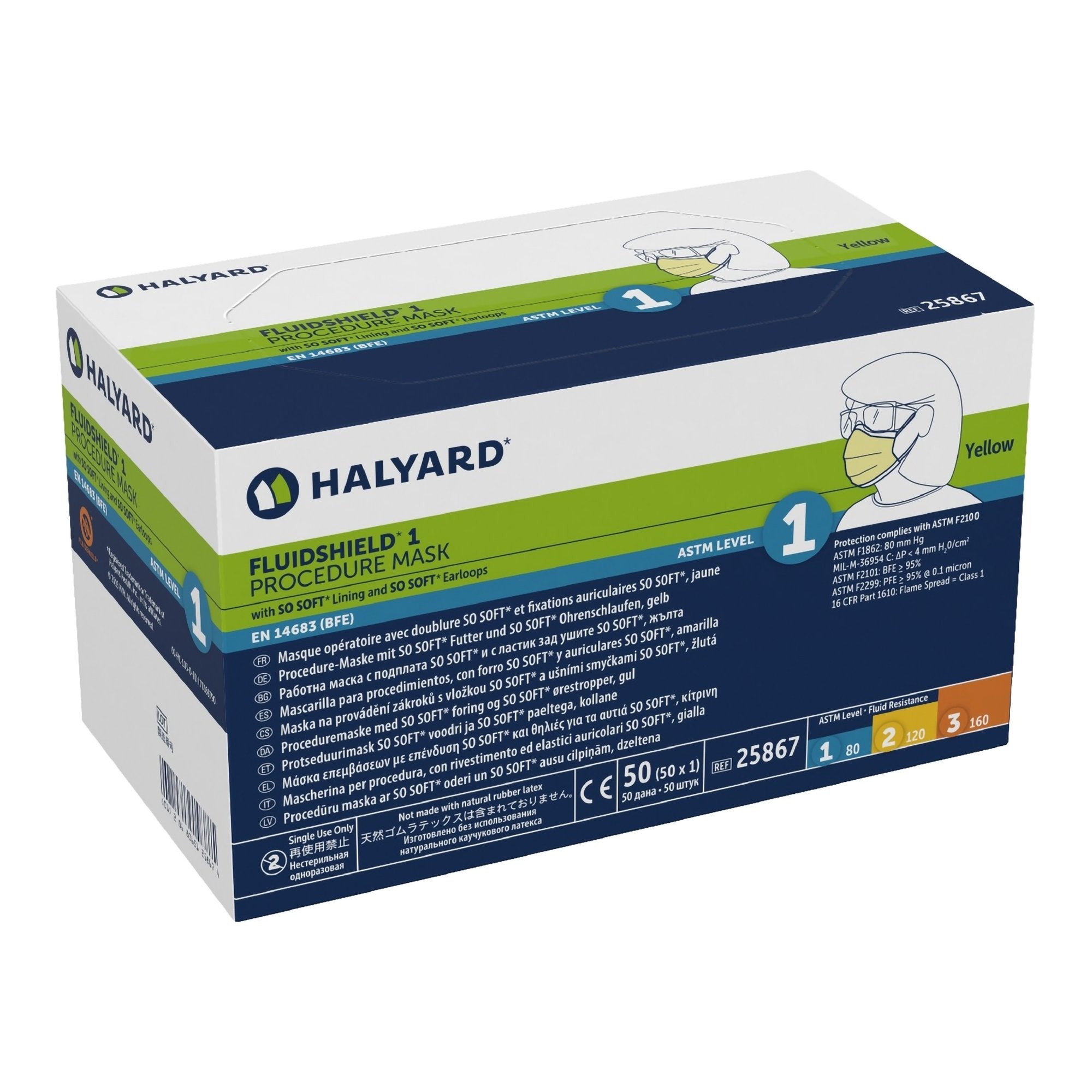 Fluidshield® Procedure Mask