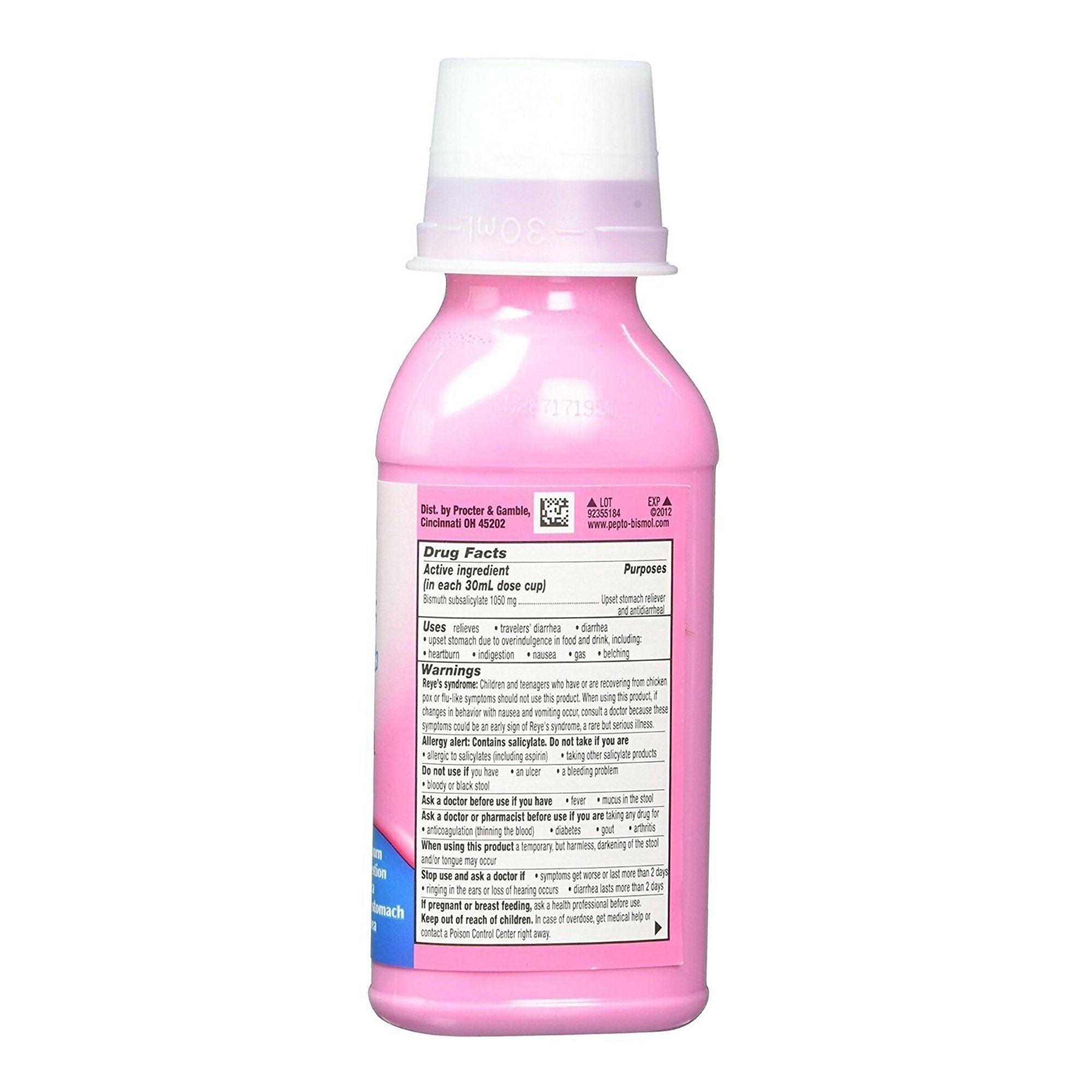 Anti-Diarrheal Pepto Bismol® 1,050 mg Strength Liquid 4 oz. - image 2