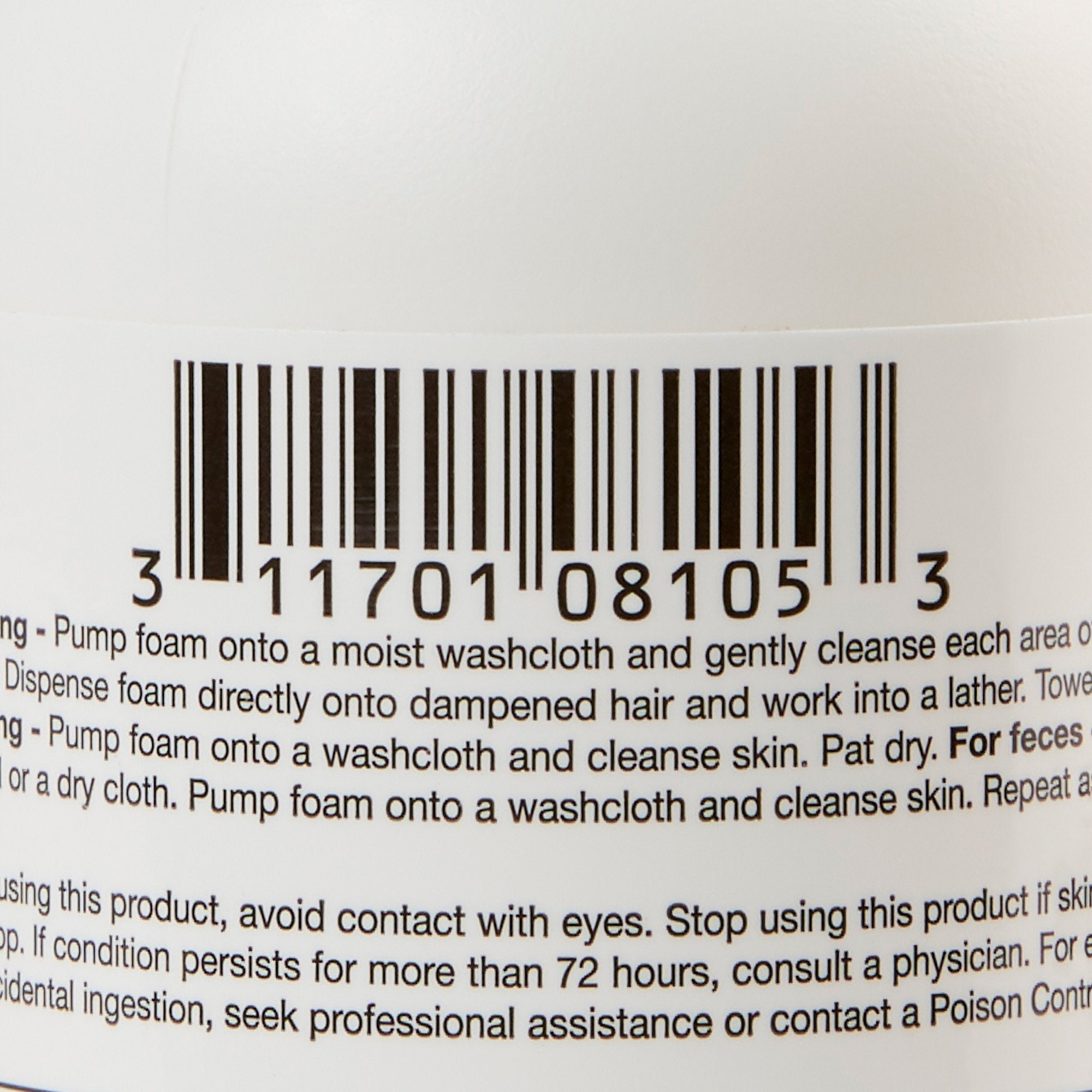 Bedside-Care Rinse-Free Shampoo and Body Wash, 8.1 oz Pump Bottle, Unscented (12 Units)