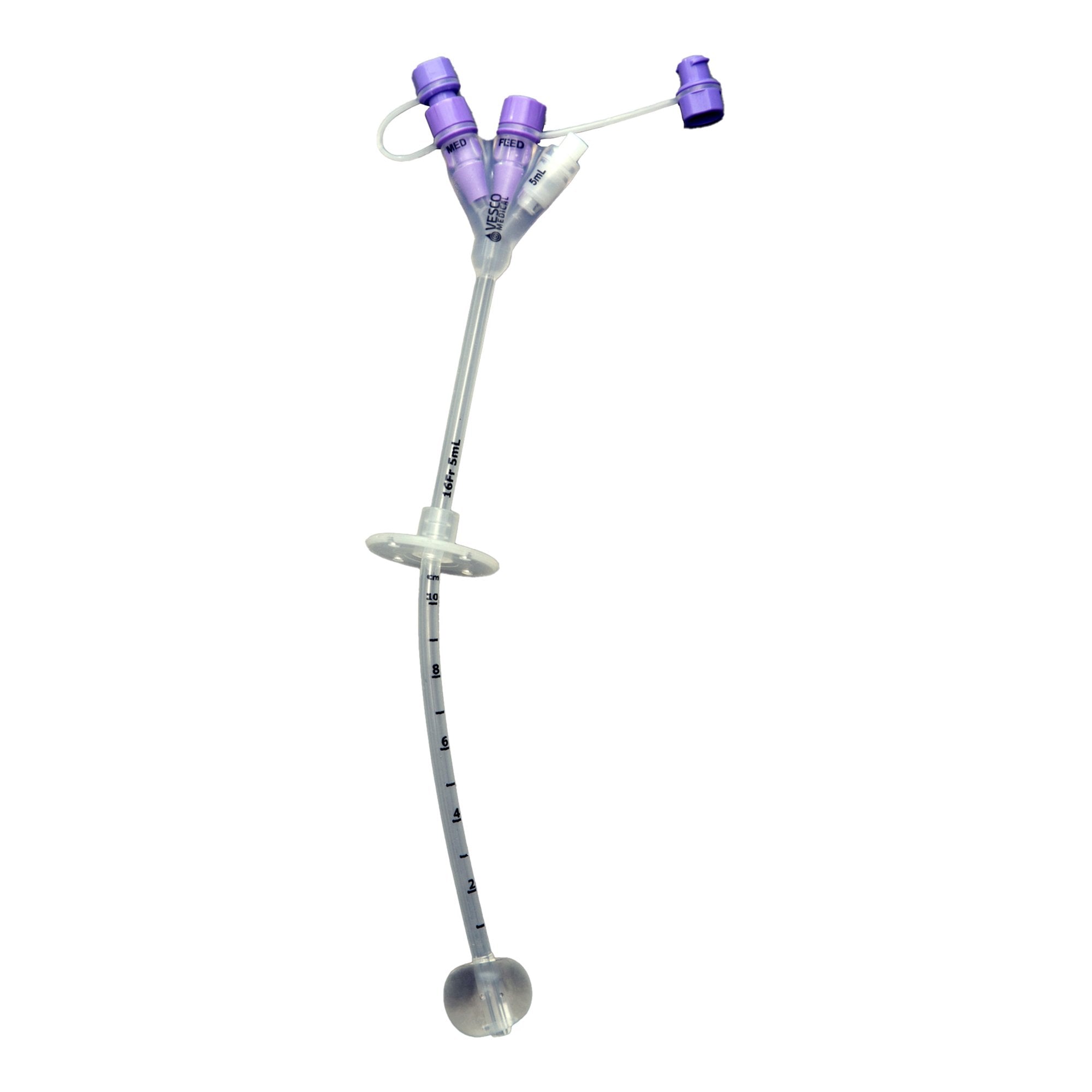 Vesco Medical™ Gastrostomy Feeding Tube, 16 Fr.
