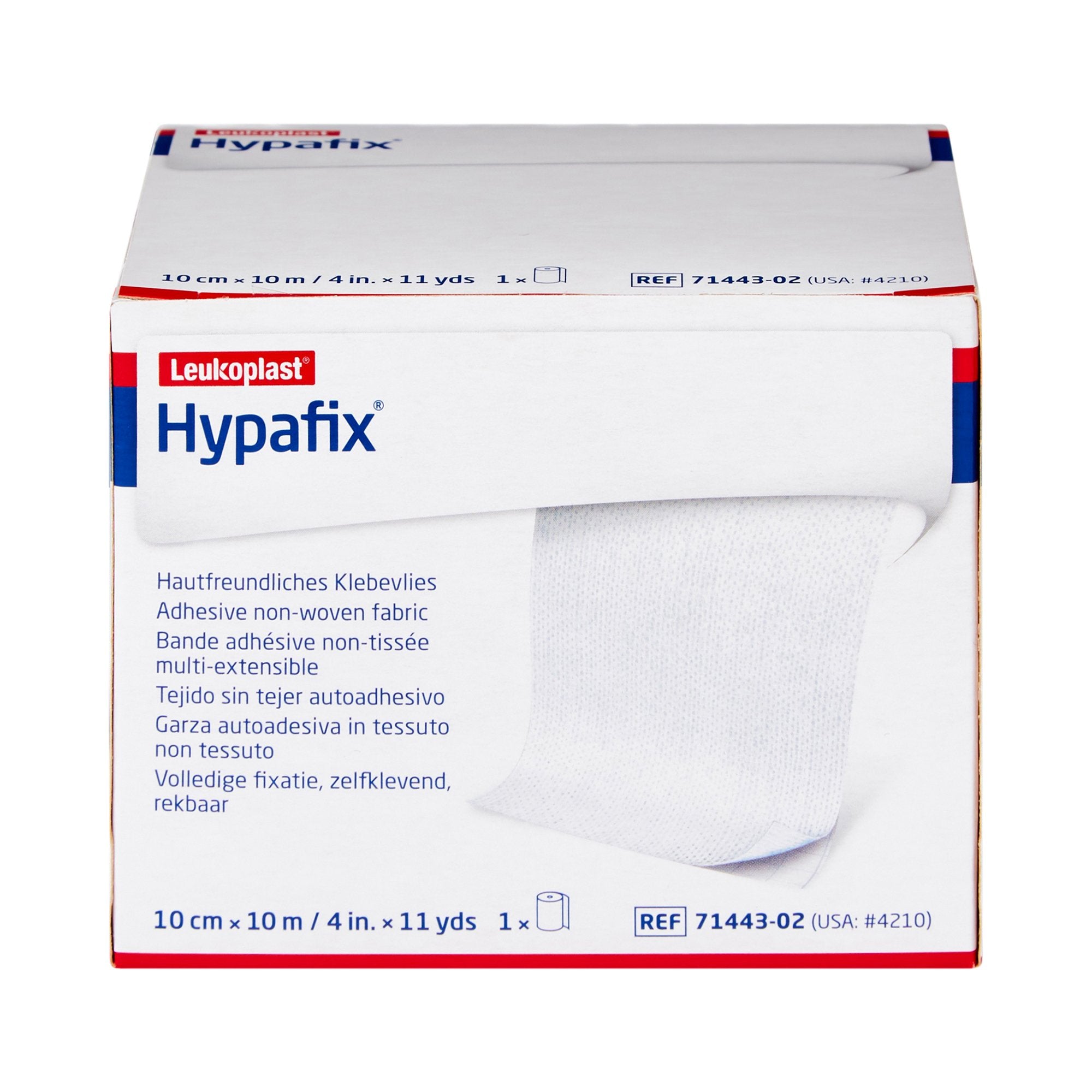 Hypafix® Nonwoven Dressing Retention Tape, 4 Inch x 10 Yard, White (24 Units)