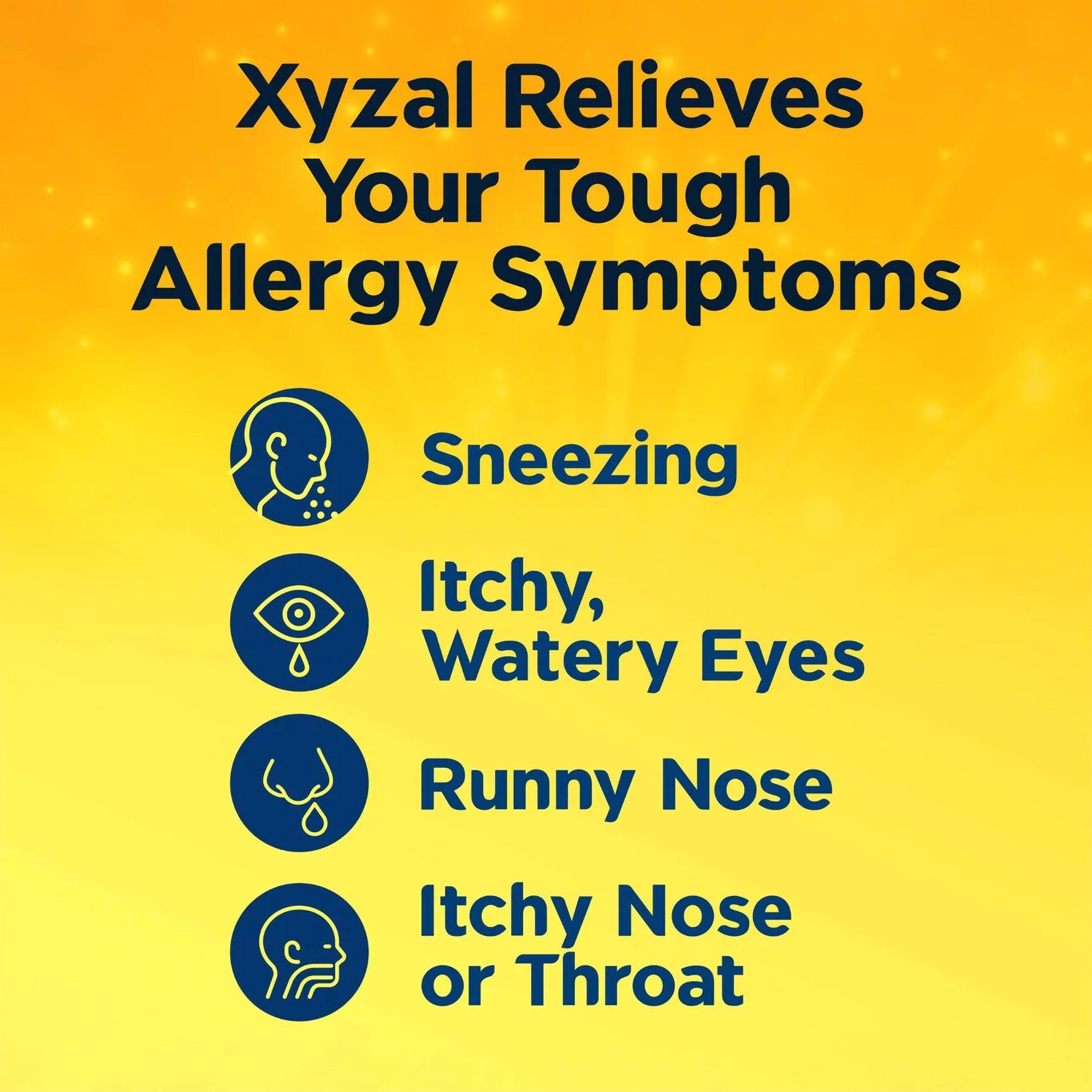 Allergy Relief XYZAL® Allergy 24HR 5 mg Strength Tablet 35 per Bottle (1 Unit)