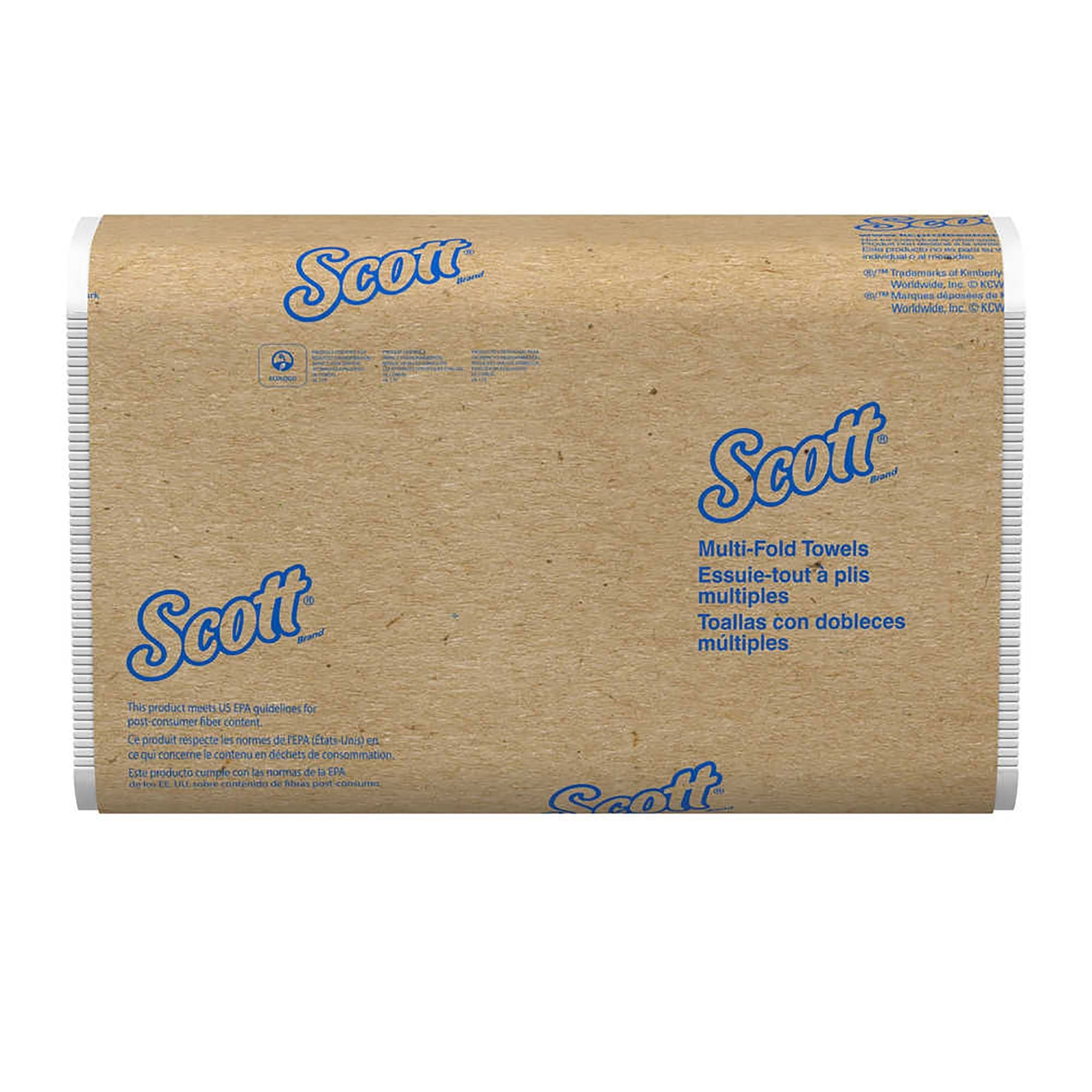 Scott® Essential 1-Ply Paper Towel, 250 per Pack, 16 Packs per Case (16 Units)