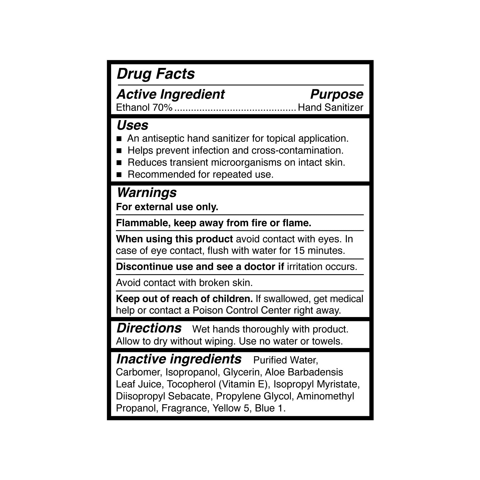 Hand Sanitizer with Aloe McKesson Premium 4 oz. Ethyl Alcohol Gel Bottle - image 2