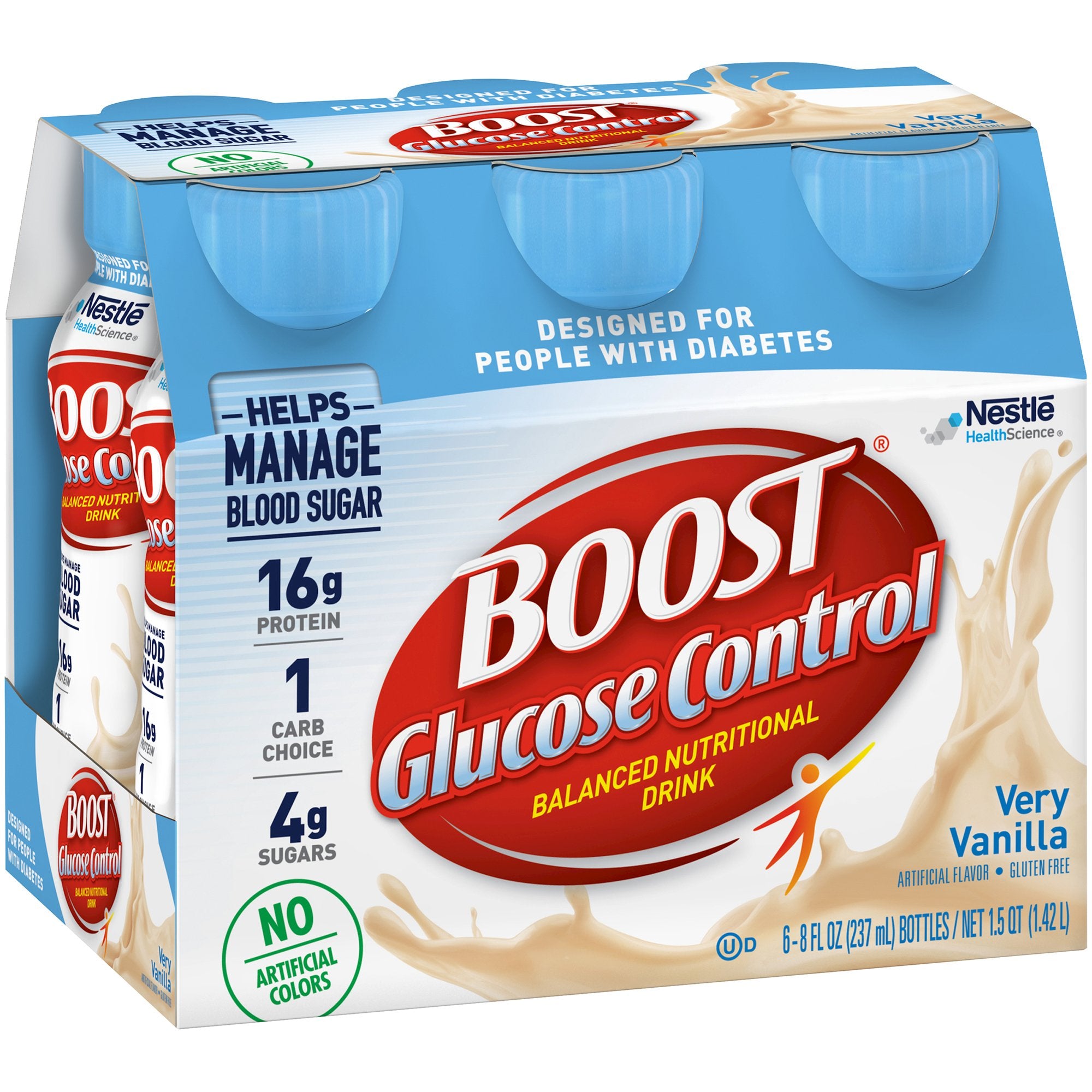 Oral Supplement Boost Glucose Control® Very Vanilla Flavor Liquid 8 oz. Bottle - image 5
