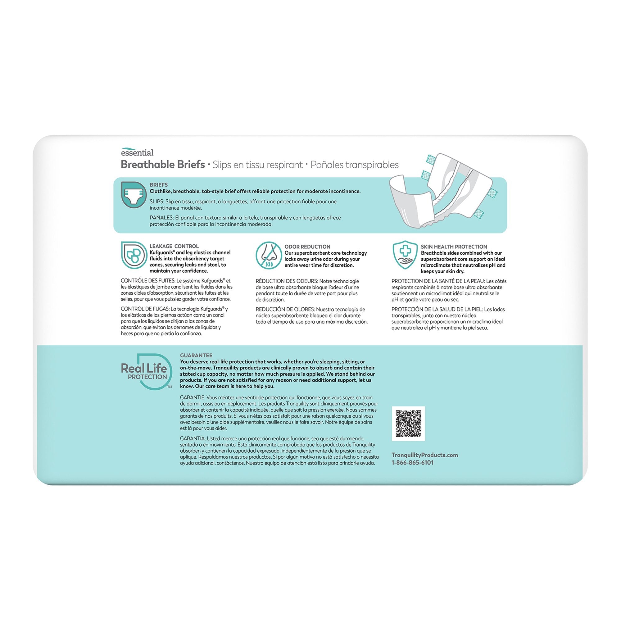 ComfortCare™ Incontinence Brief, Medium (25 Units)