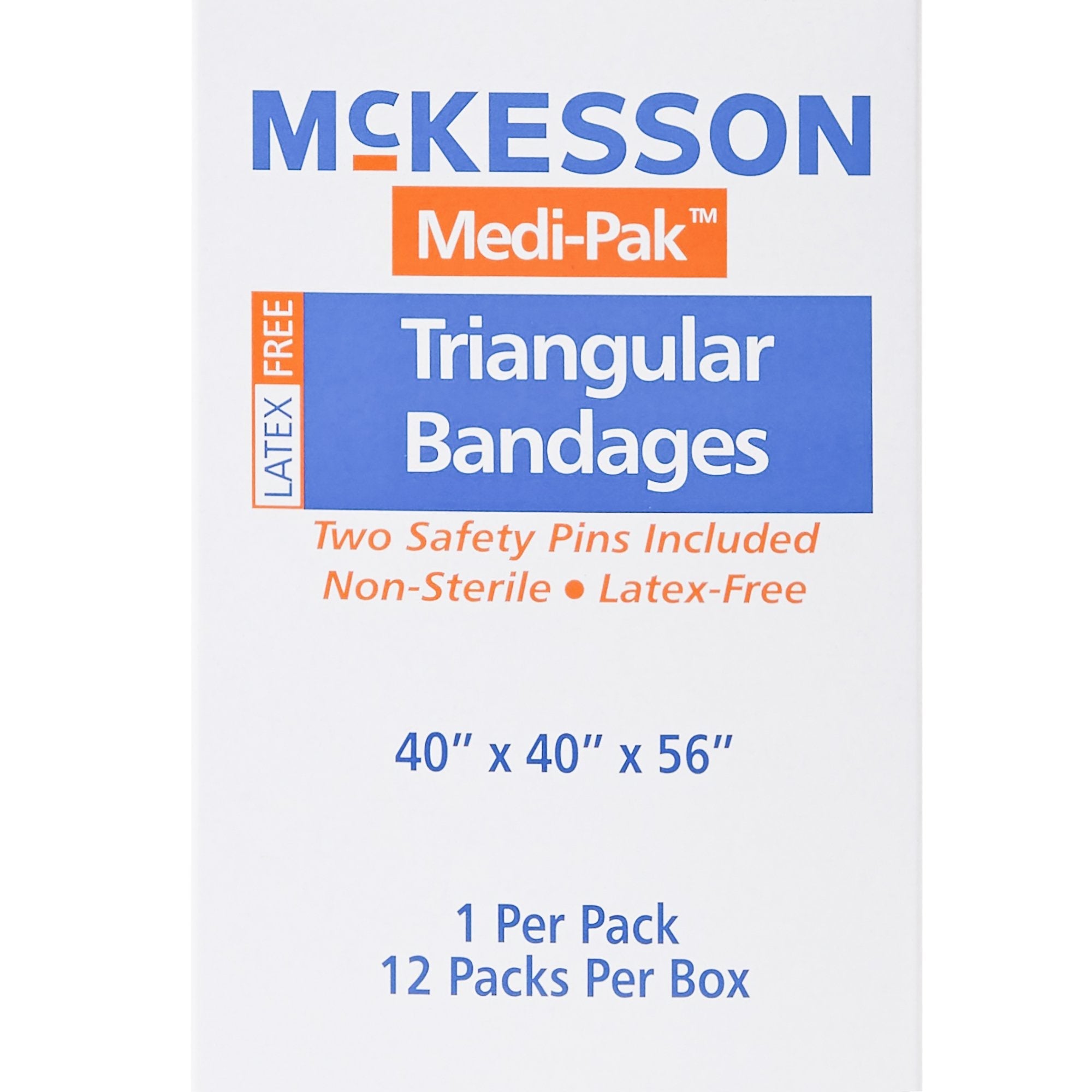 McKesson Triangular Bandage, 40 x 40 x 56 Inch (72 Units)