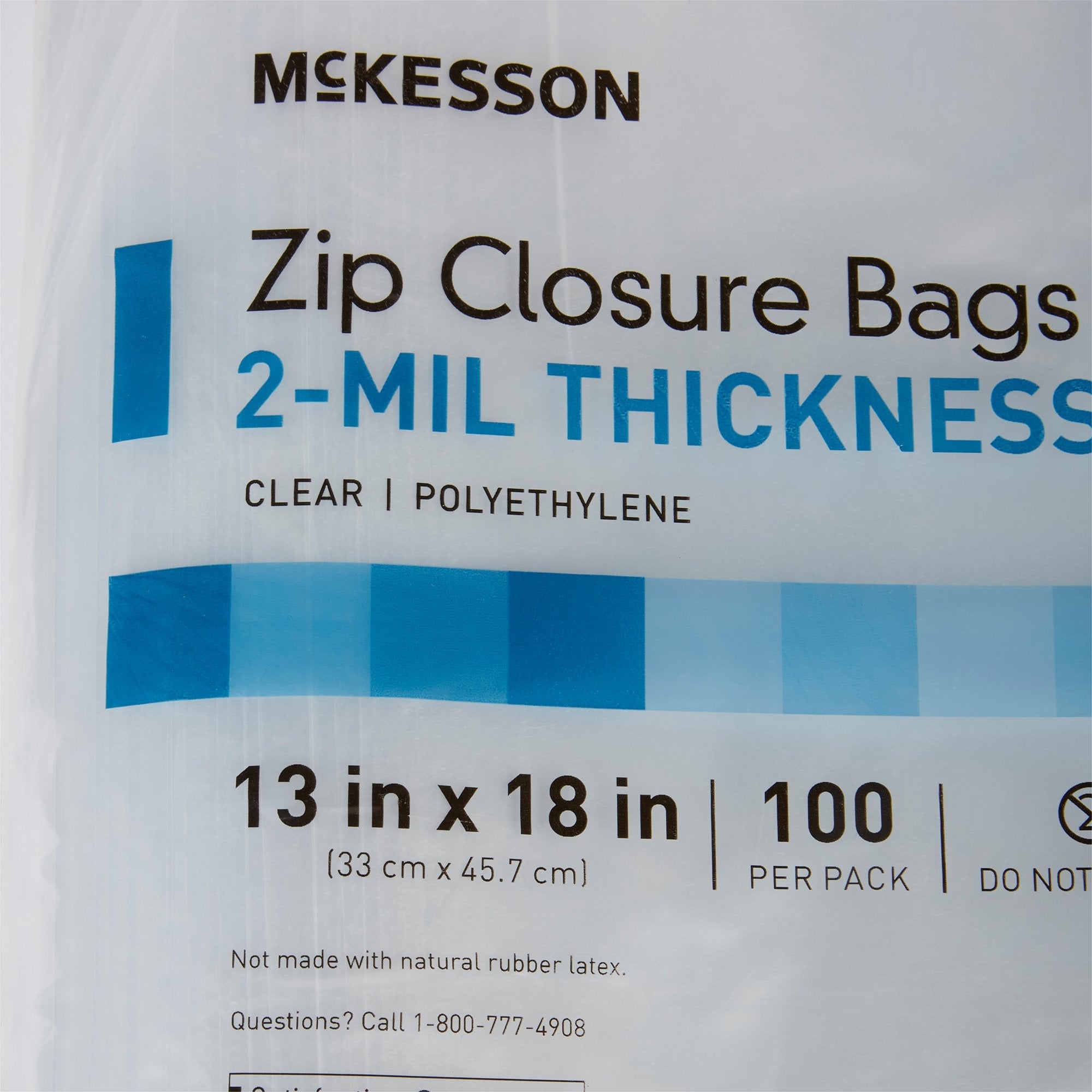McKesson Zip Closure Bag, 13 x 18 in. (100 Units)