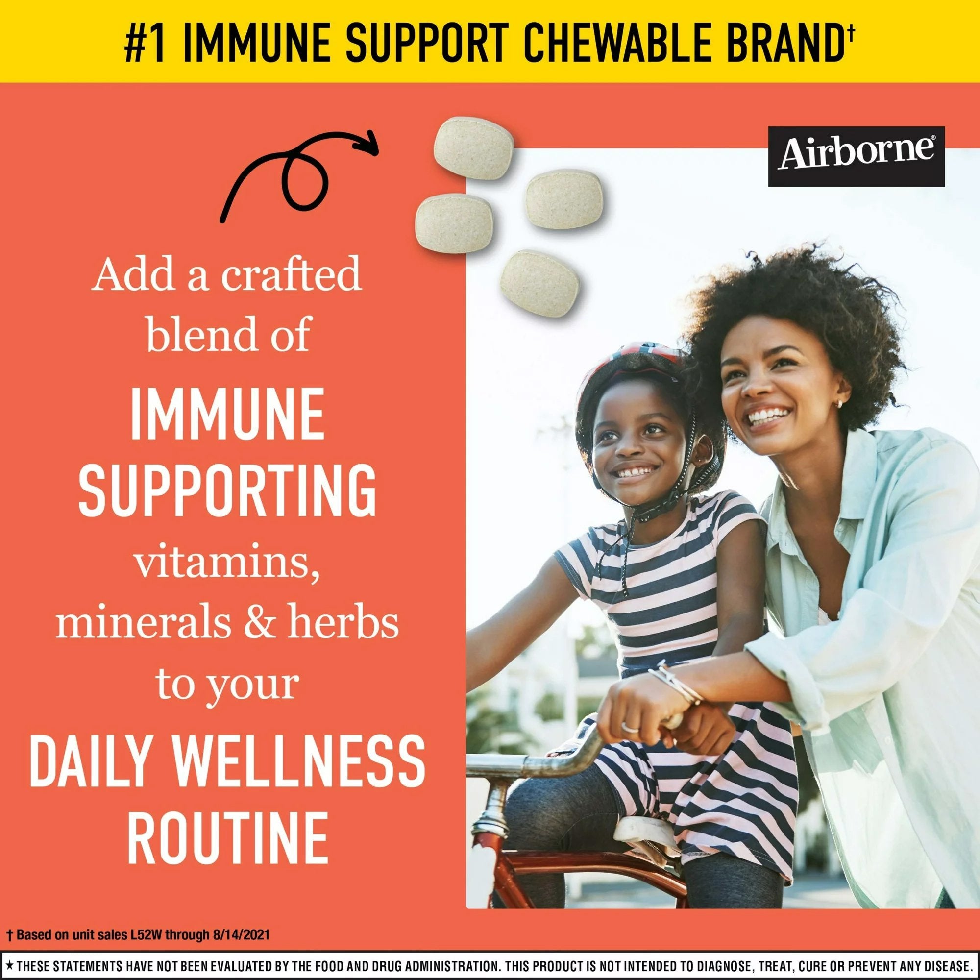 Airborne® Original Immune Support Supplement Chewable Tablets Citrus (1 Unit)