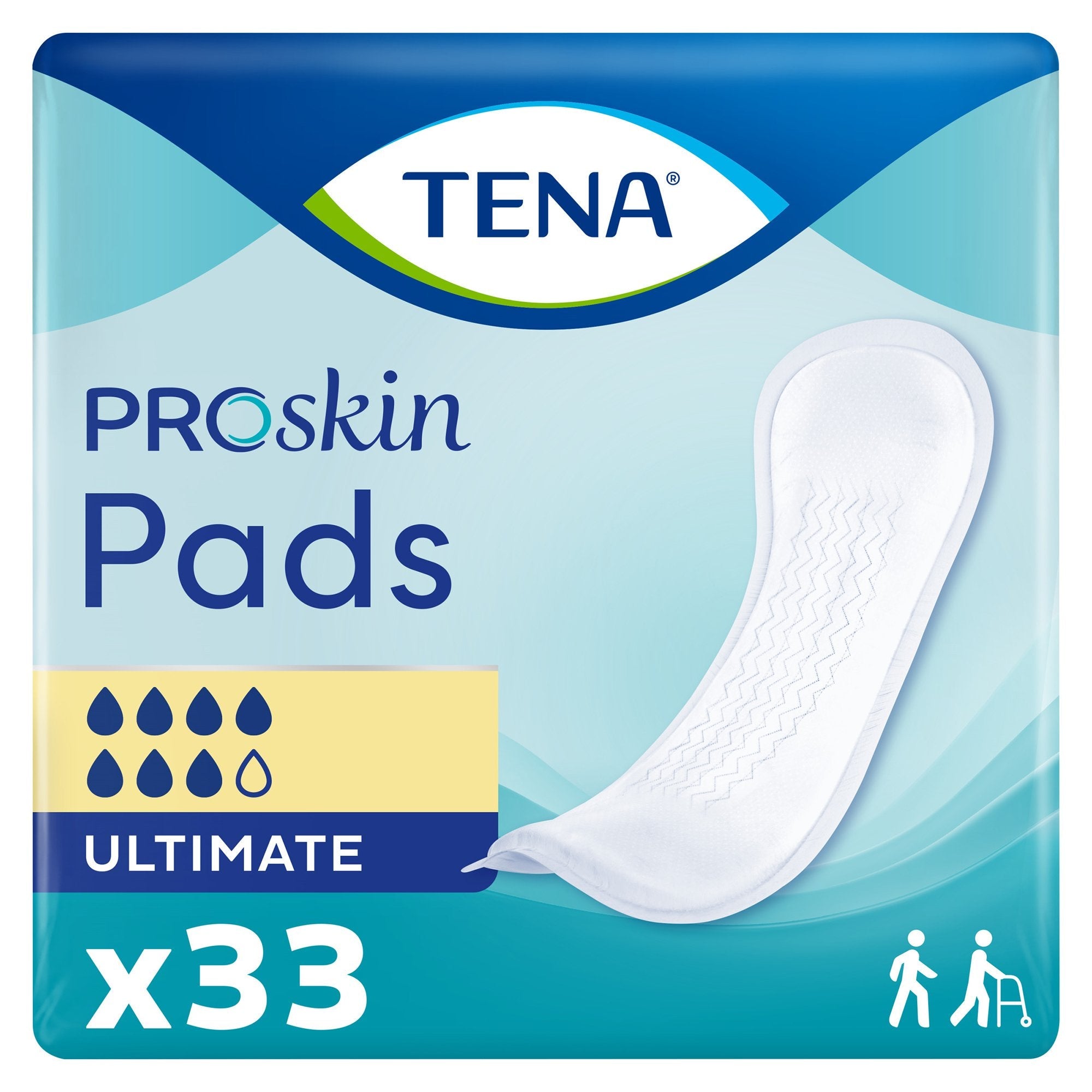 Tena® Light Ultimate Bladder Control Pad, 16-Inch Length (33 Units)