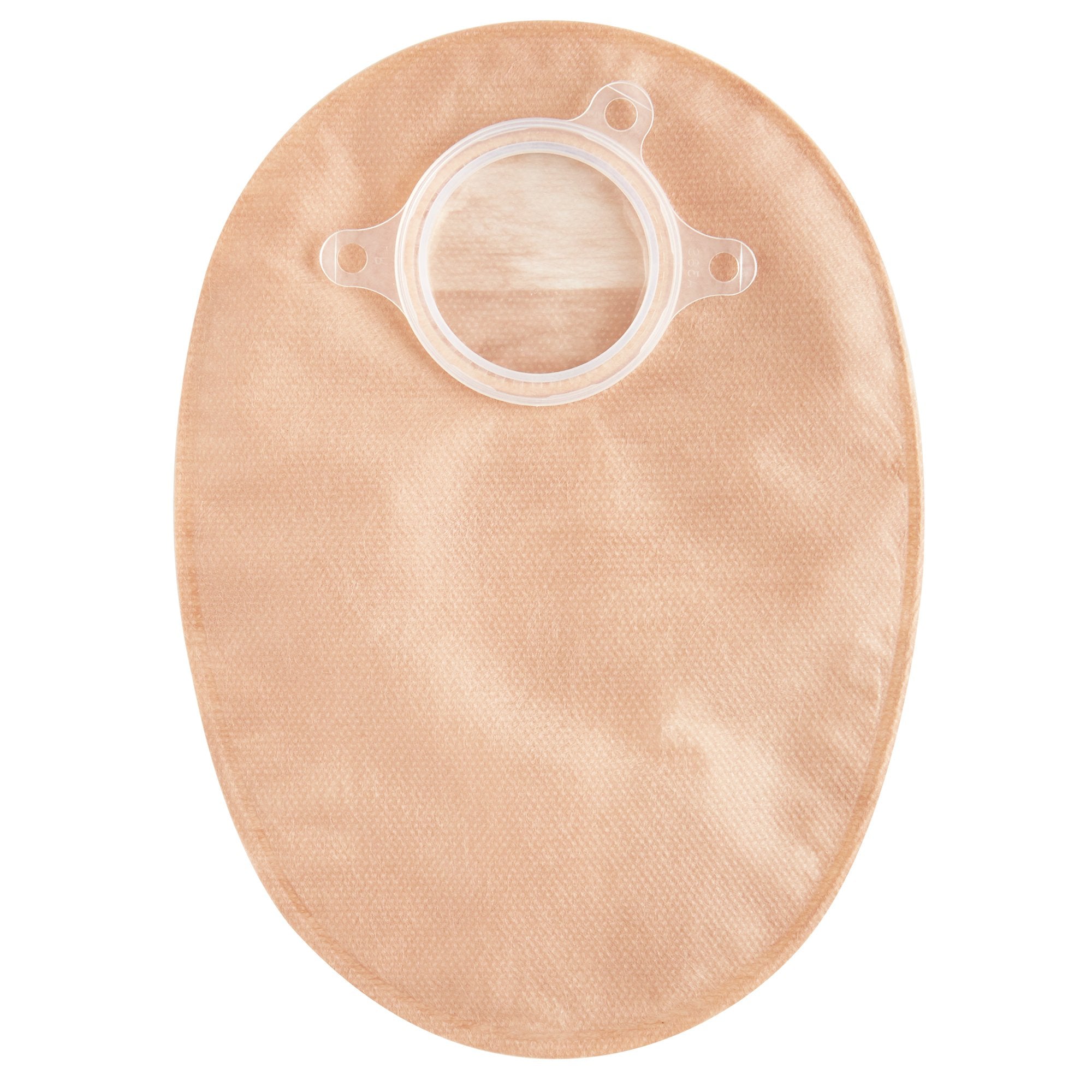 The Natura® + Two-Piece Closed End Beige Filtered Ostomy Pouch, 8 Inch Length, 2¼ Inch Flange (30 Units)