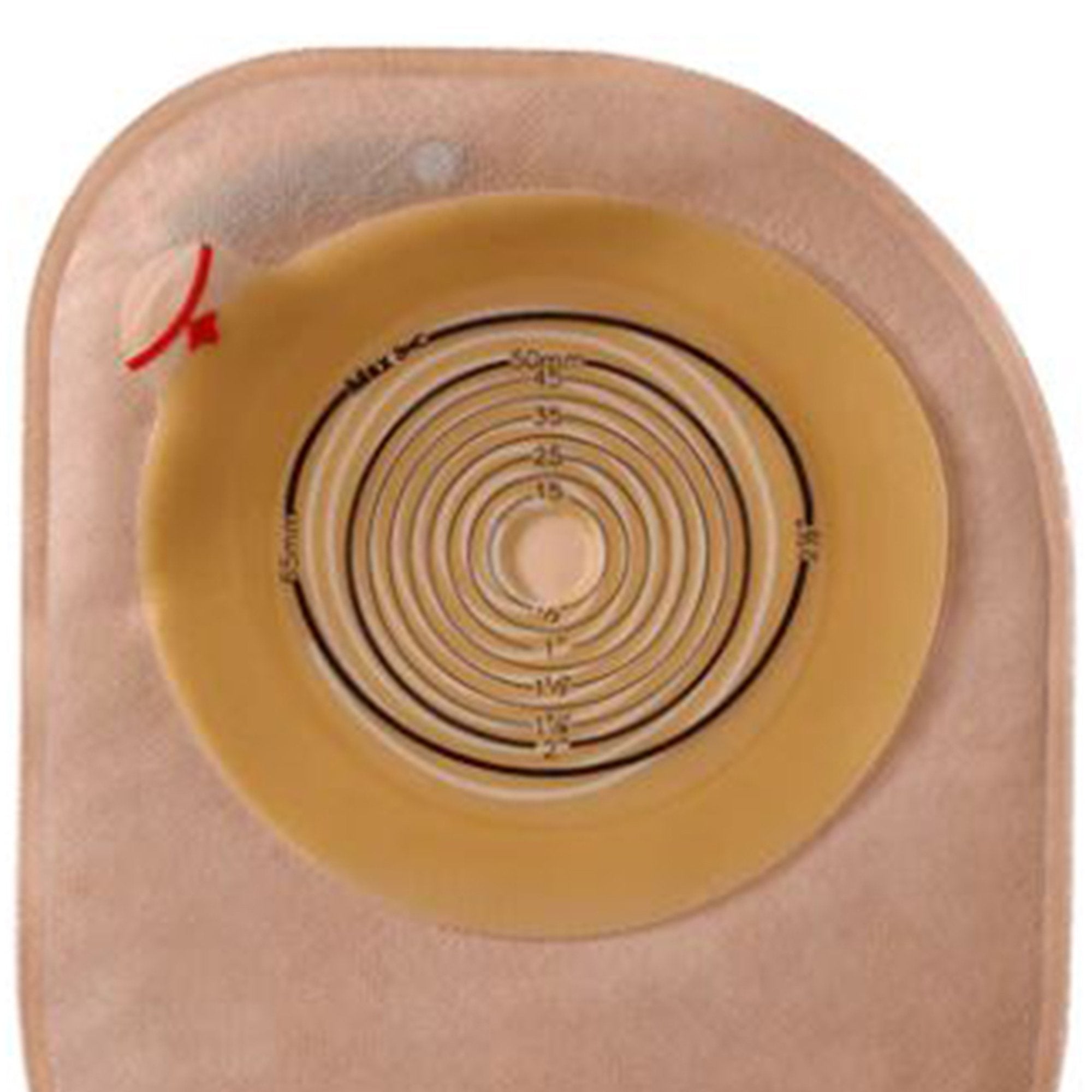 Assura® One-Piece Drainable Opaque Colostomy Pouch, 11½ Inch Length, 3/8 to 2¾ Inch Stoma (10 Units)