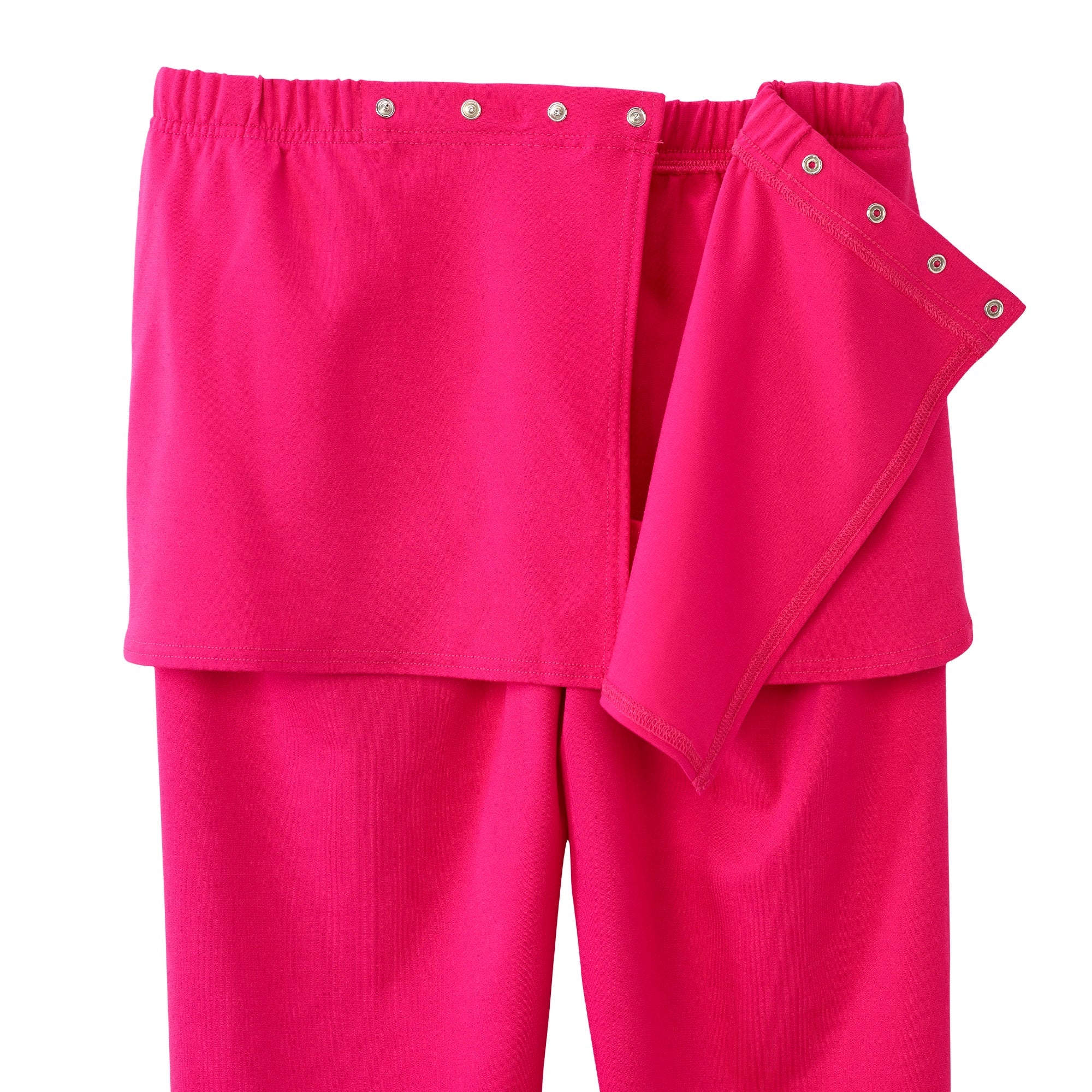 Silverts® Women's Open Back Soft Knit Pant, Extreme Pink, Large (1 Unit)