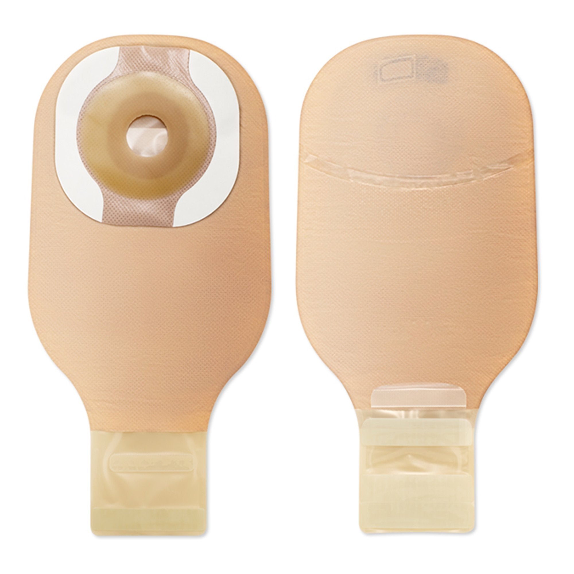 Premier™ One-Piece Drainable Beige Ostomy Pouch, 12 Inch Length, 1 Inch Stoma (10 Units)