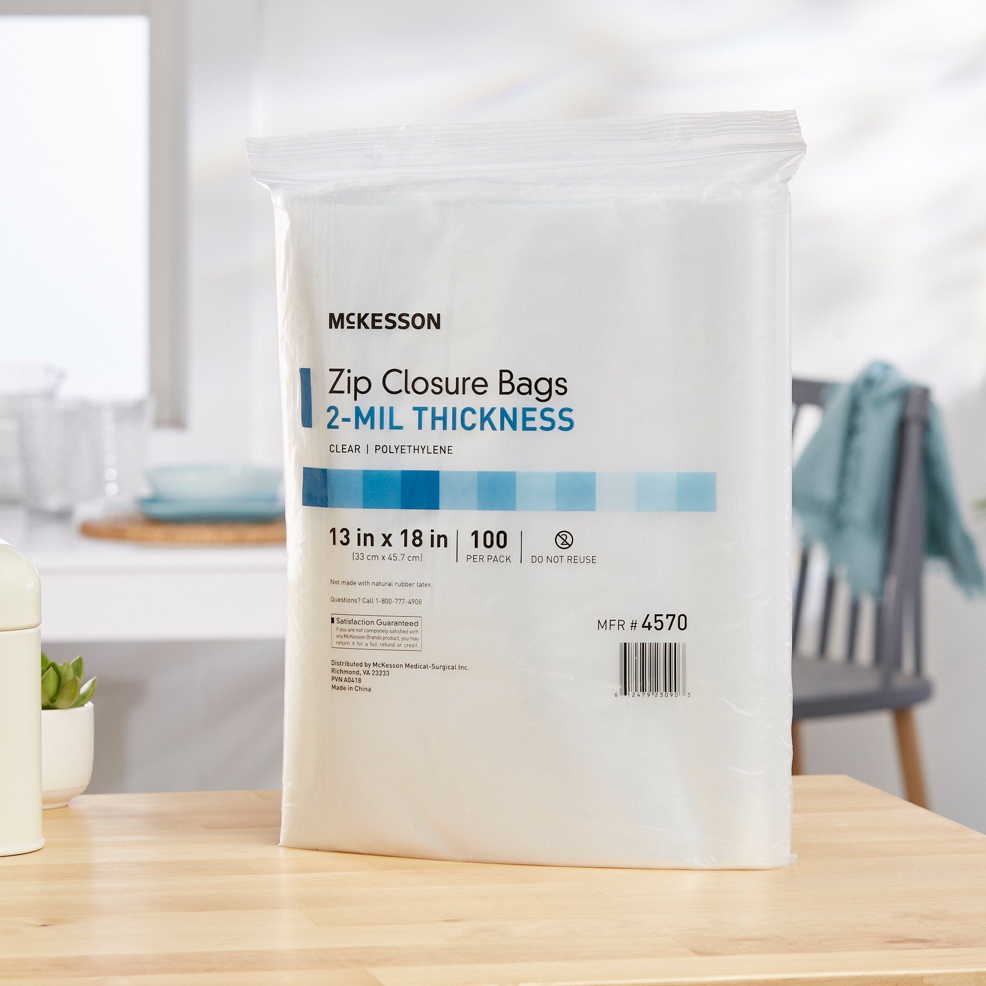 McKesson Zip Closure Bag, 13 x 18 in. (100 Units)