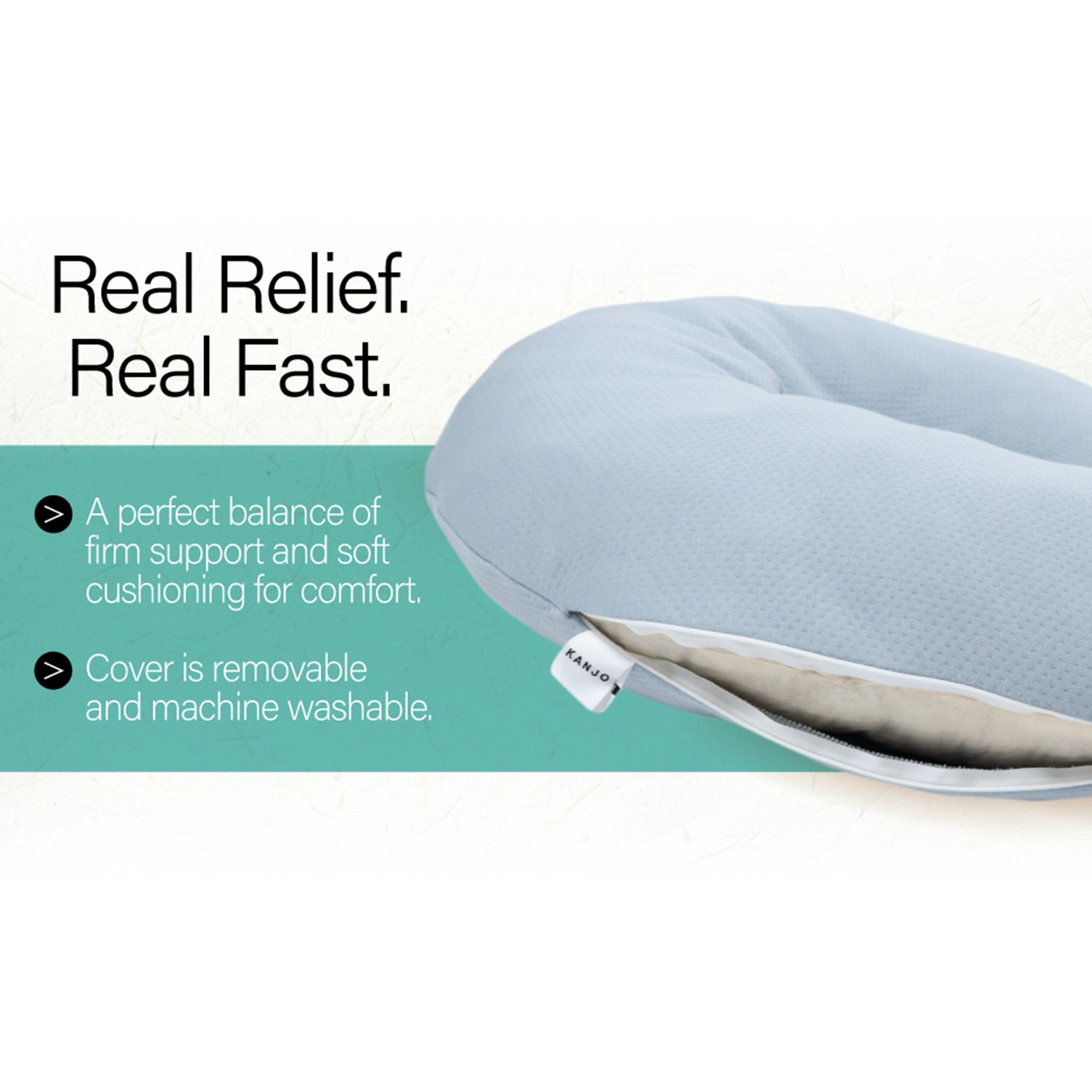 Kanjo Acid Reflux and Pain Relief C Pillow (1 Unit)