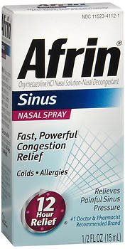 Afrin® Allergy Sinus Oxymetazoline Nasal Spray, 15 mL (1 Unit)