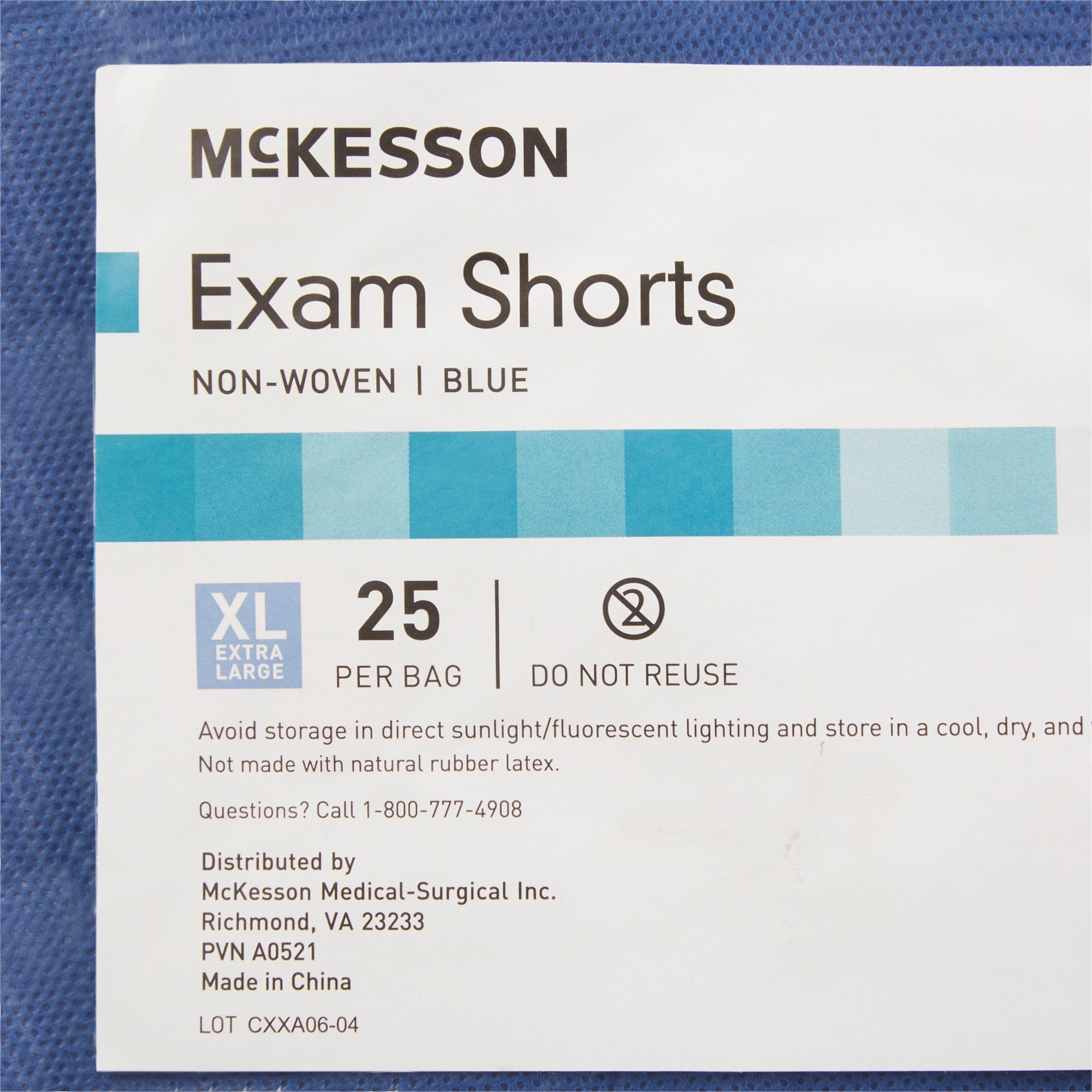 McKesson Patient Exam Shorts, X-Large (25 Units)