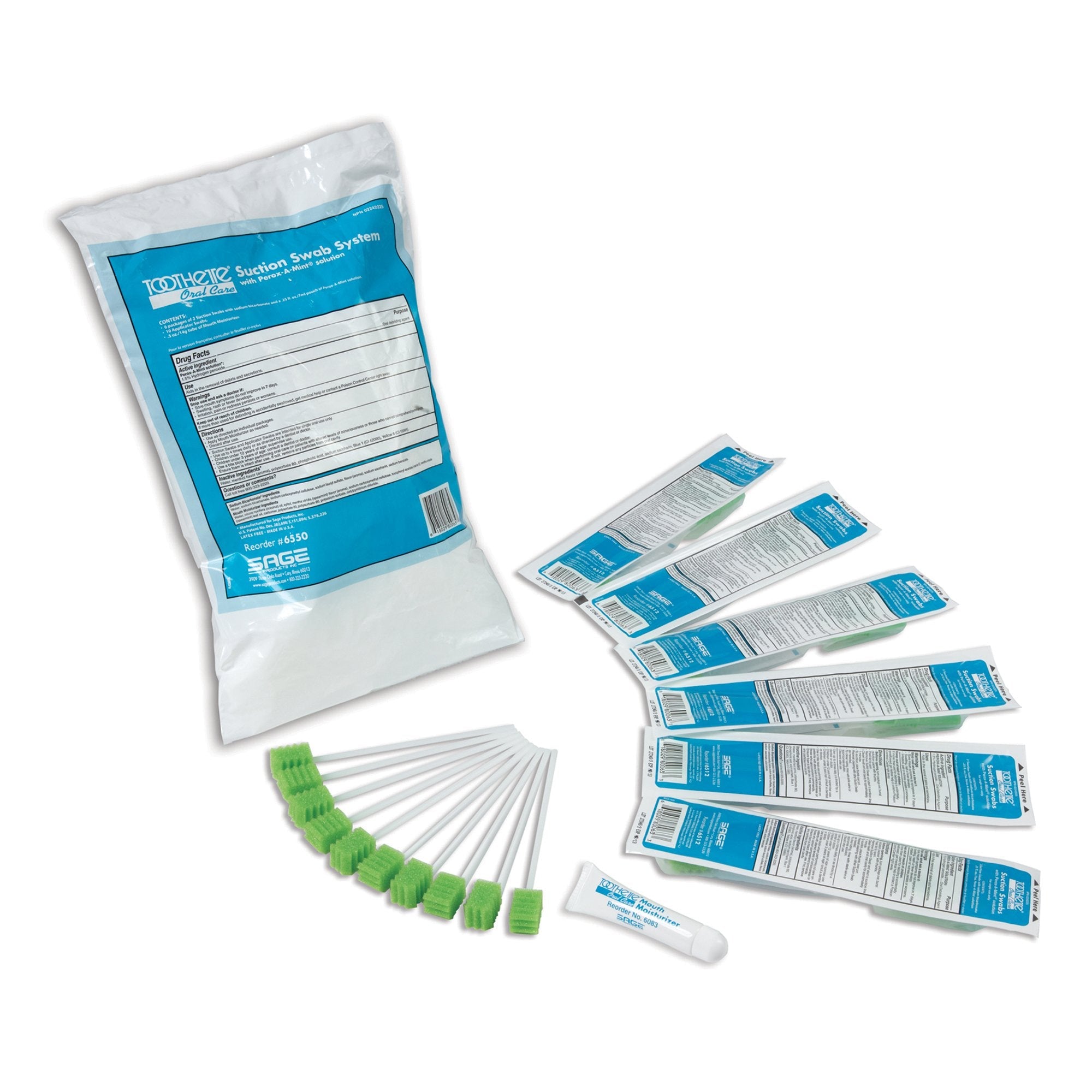 Toothette® Oral Suction Swab Kit System (1 Unit)