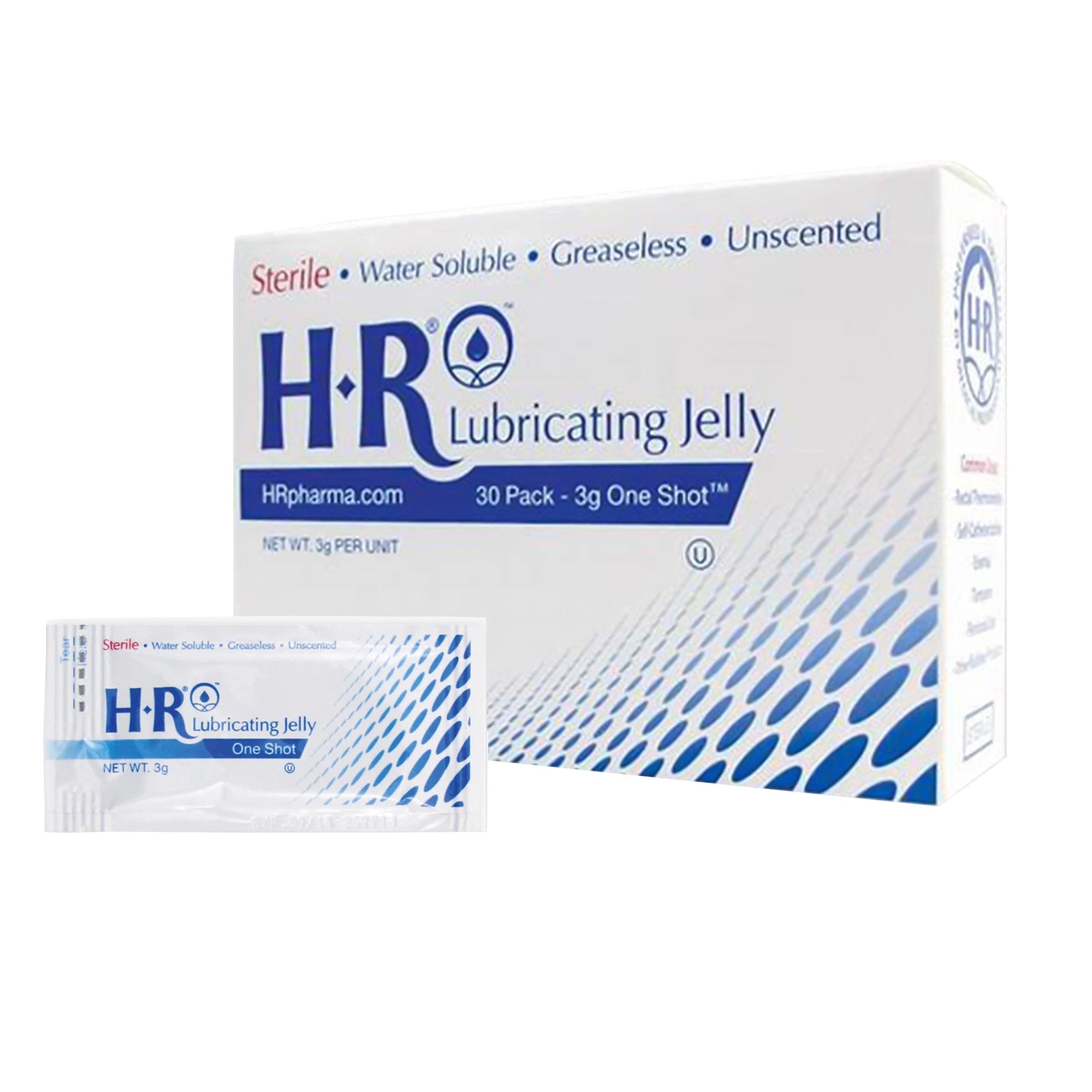 HR® One Shot® Lubricating Jelly (30 Units)