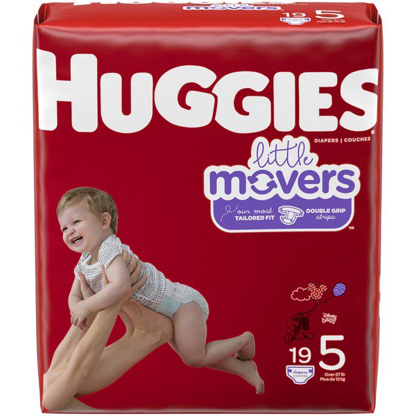 Huggies® Little Movers® Diaper, Size 5 (19 Units)