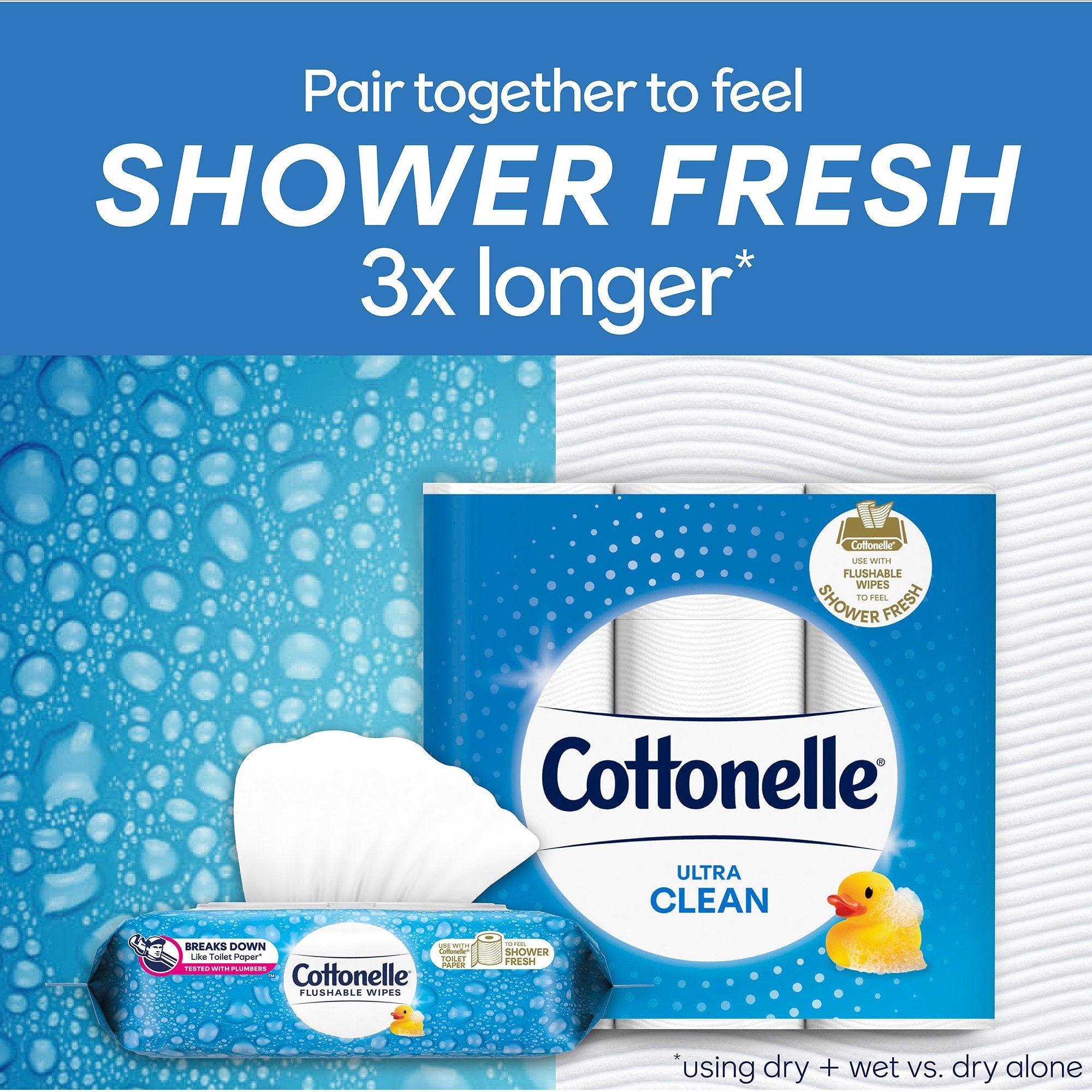 Cottonelle® FreshCare® Flushable Wipes (42 Units)