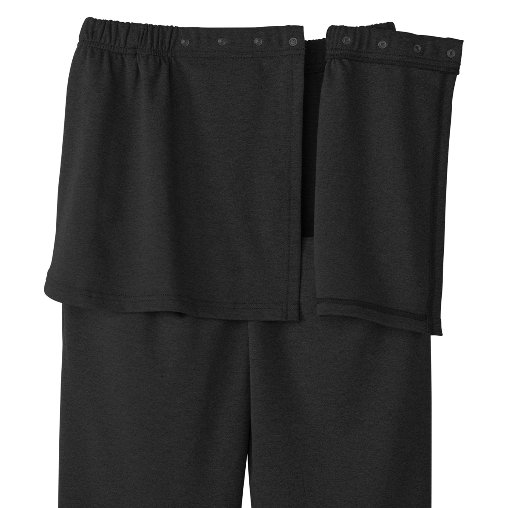 Silverts® Open Back Adaptive Pants, Medium, Black (1 Unit)