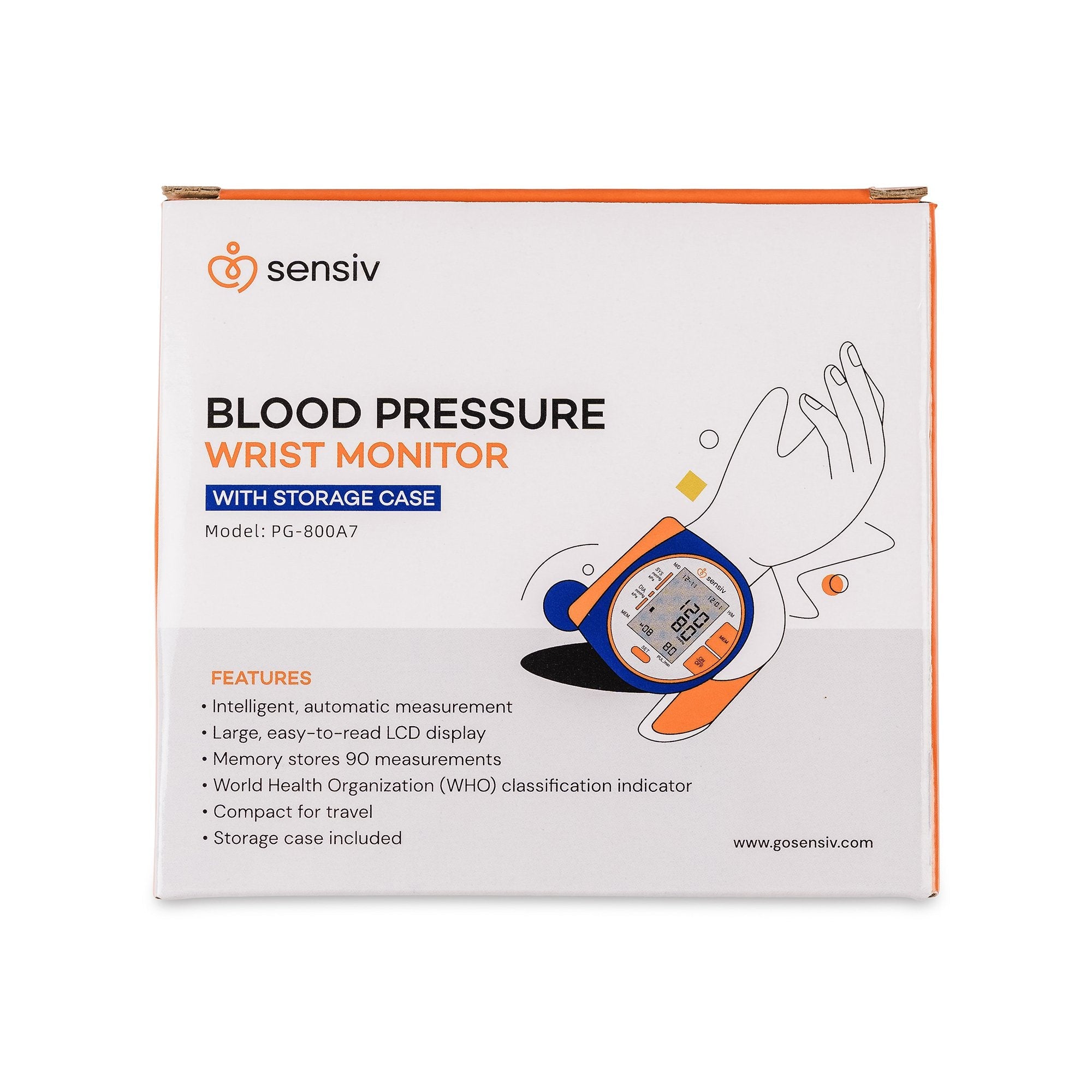 Sinsiv Wrist Blood Pressure Monitor (1 Unit)