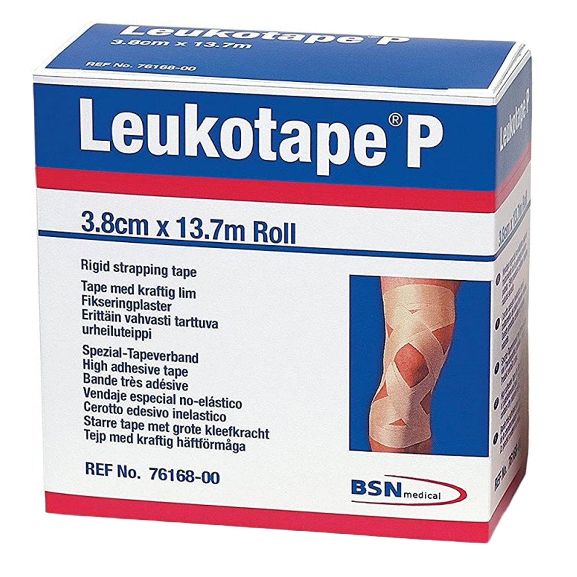 Leukotape® P Rayon / Zinc Oxide Orthopedic Corrective Tape, 1-1/2 Inch x 15 Yard, Beige (1 Unit)