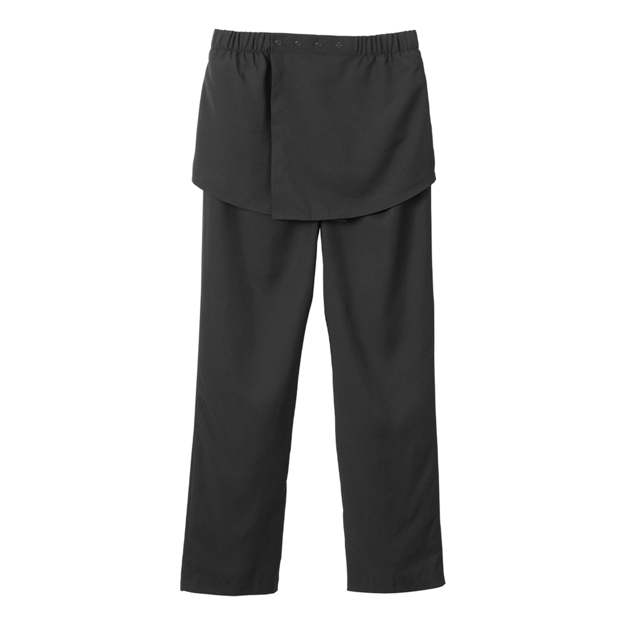 Silverts® Women's Open Back Gabardine Pant, Black, 3X-Large (1 Unit)