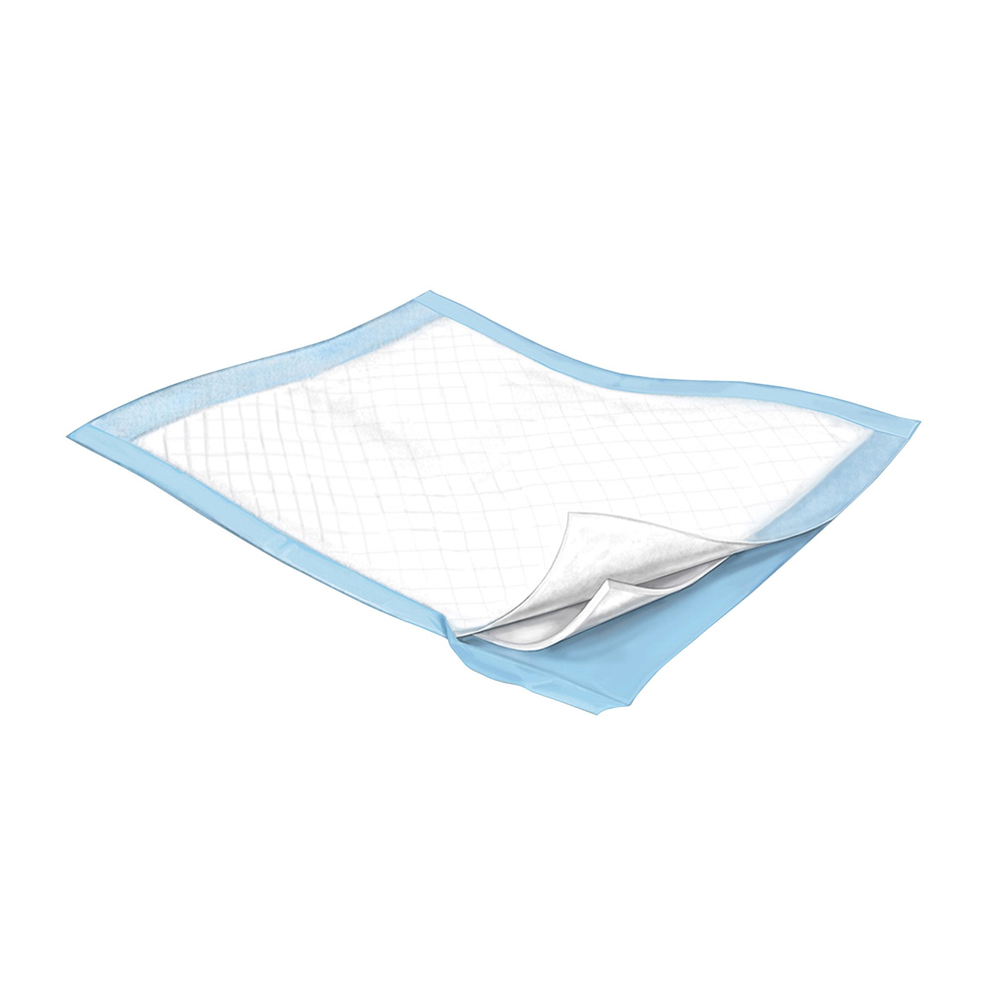 Simplicity Basic Underpad 23x36" Light Absorbency Disposable Bed Pads (10 Pack)