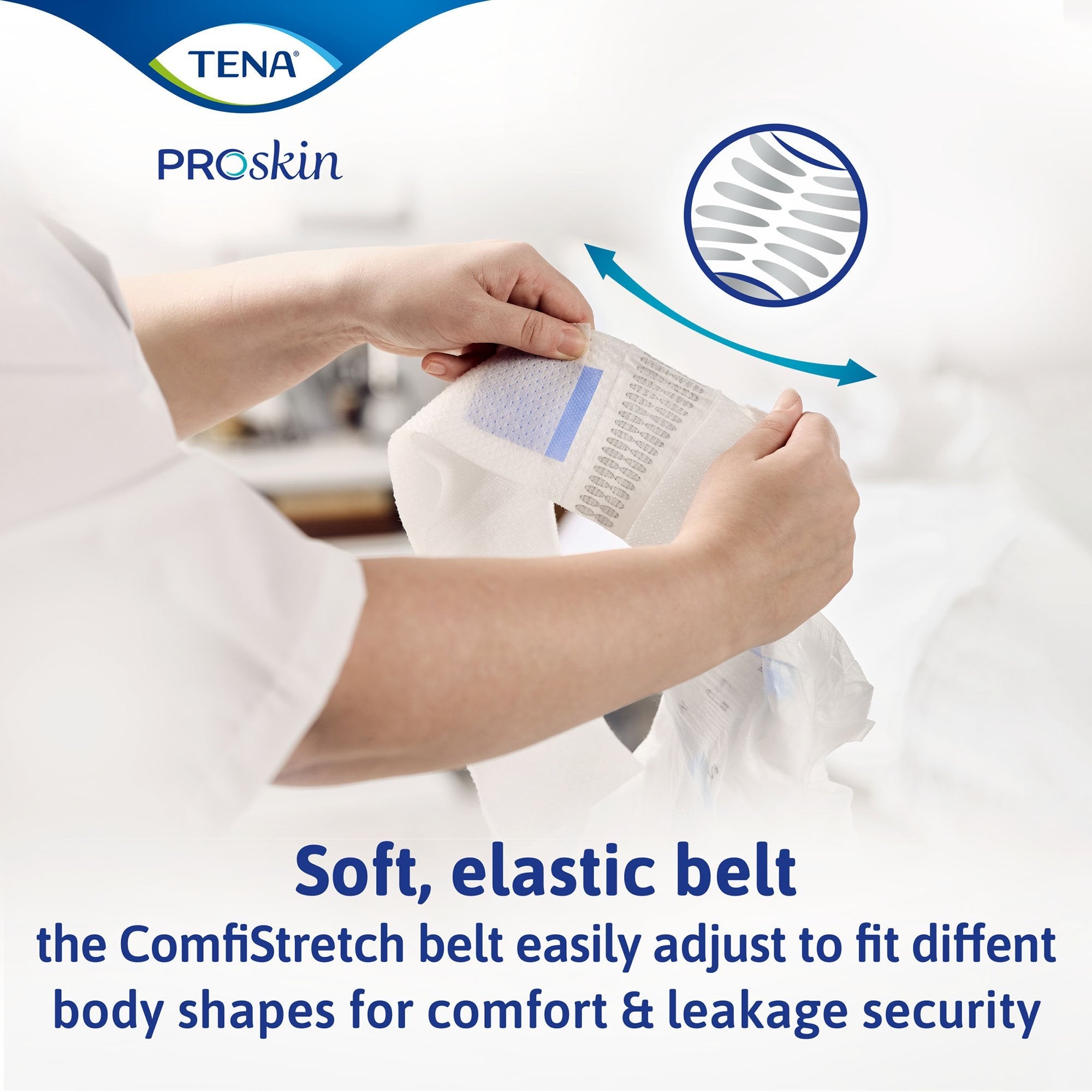 Tena® Flex™ Super Incontinence Belted Undergarment, Size 8 (1 Unit)