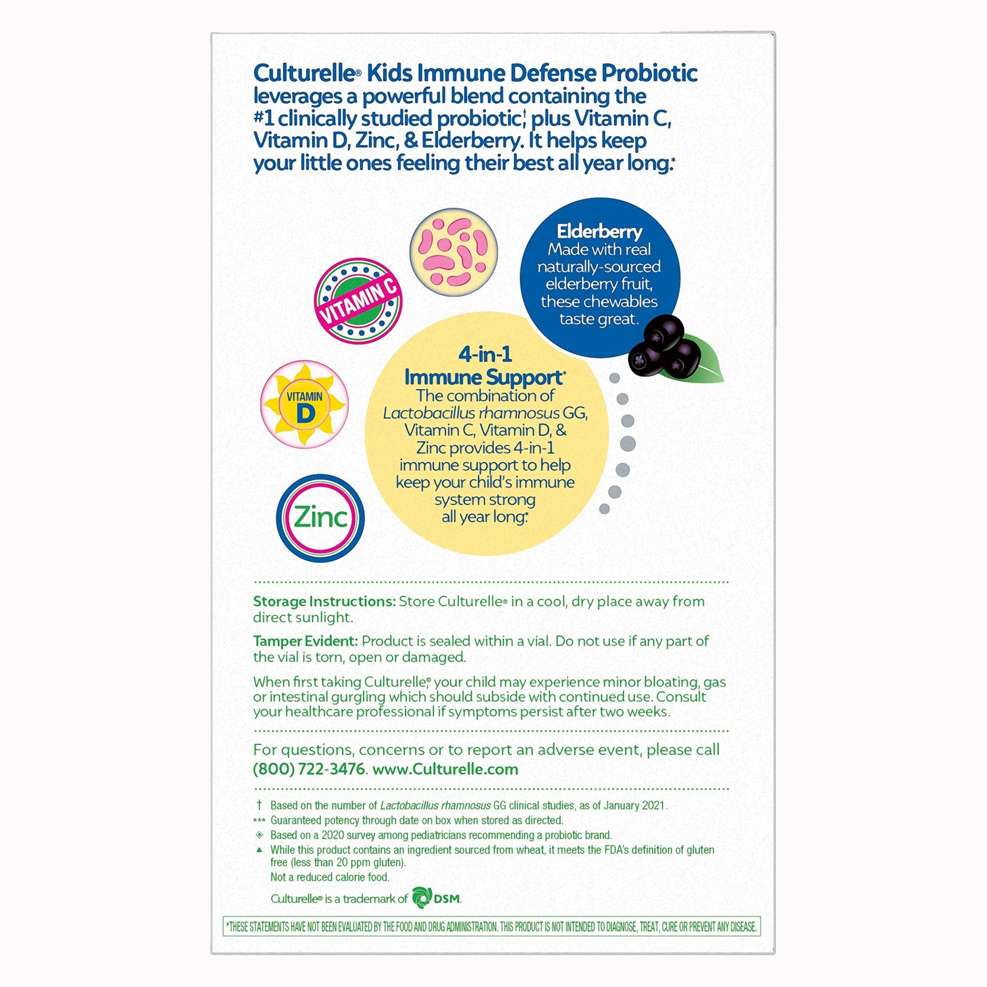 Probiotic Dietary Supplement Culturelle® 30 per Box Chewable Tablet - image 2