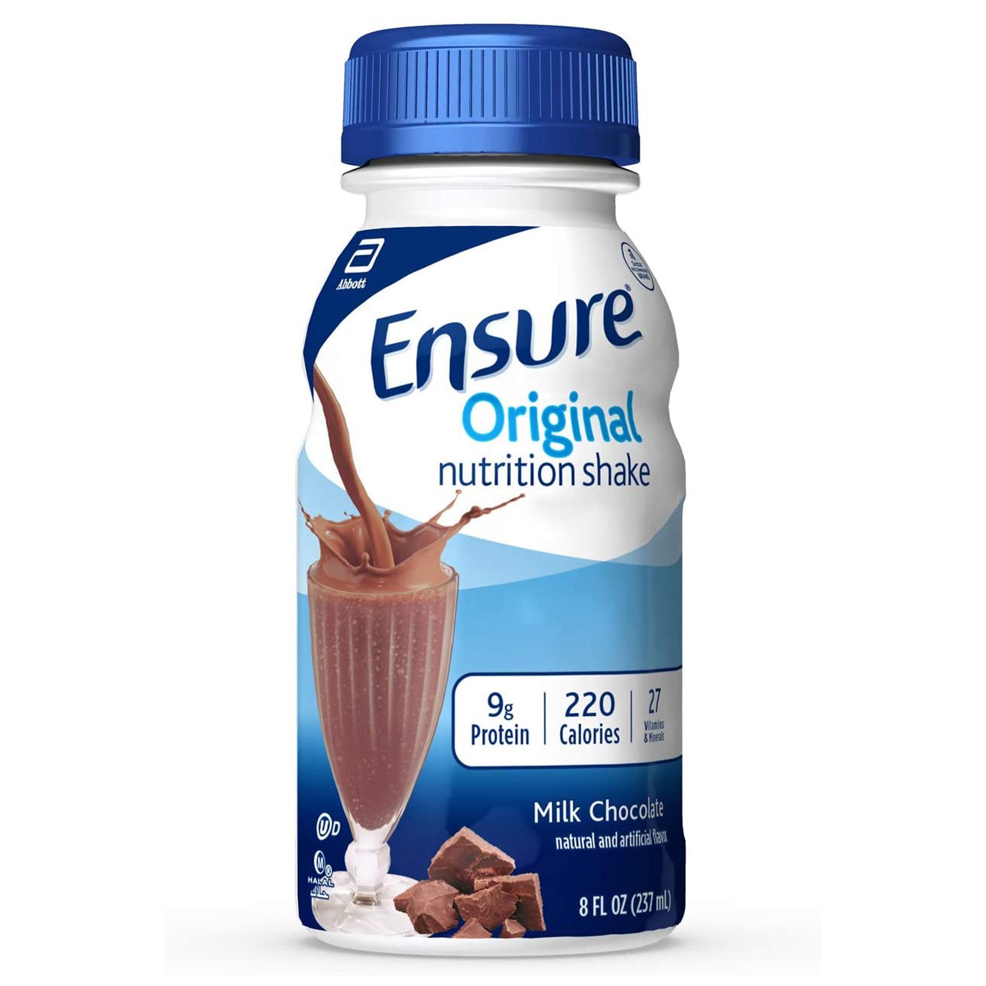 Ensure® Original Nutrition Shake, Chocolate, 8-ounce bottle (6 Units)