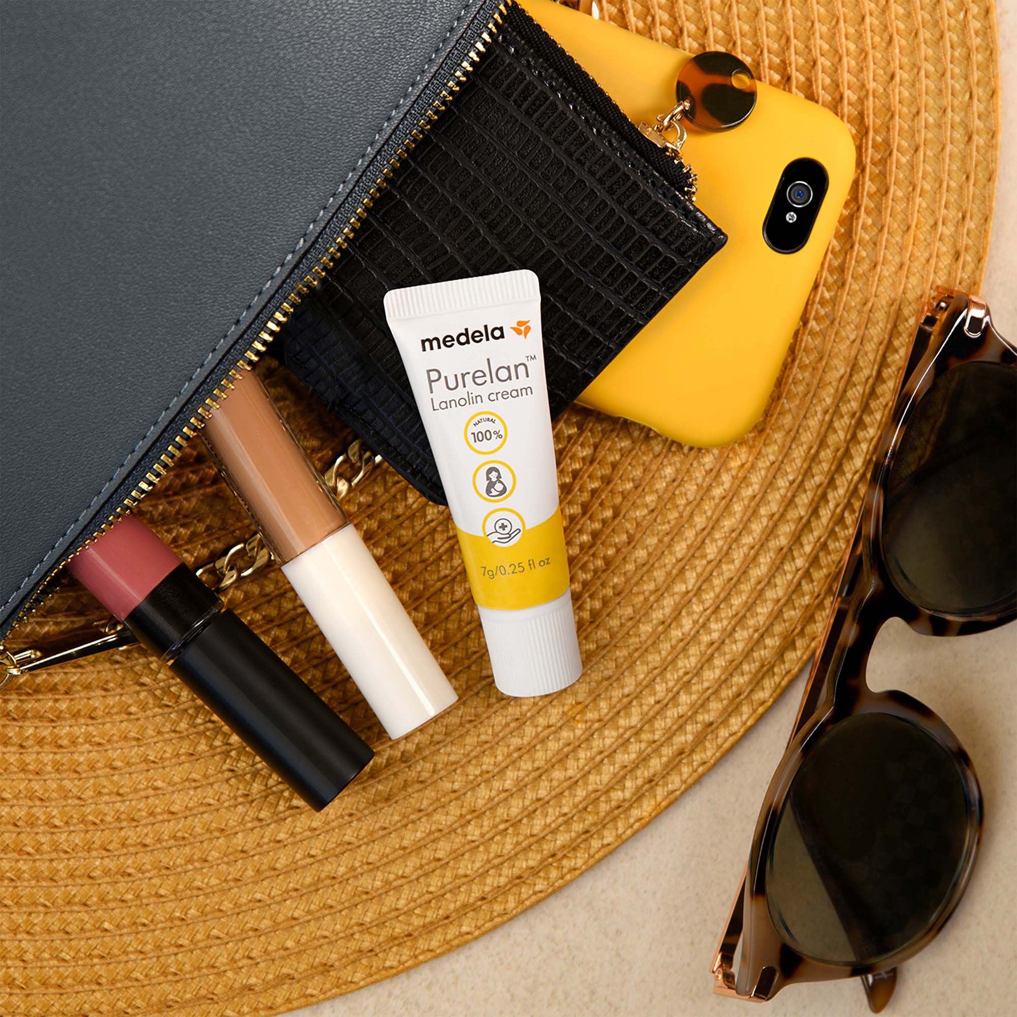 Hand and Body Moisturizer Purelan™ 0.25 oz. Tube Unscented Cream - image 2