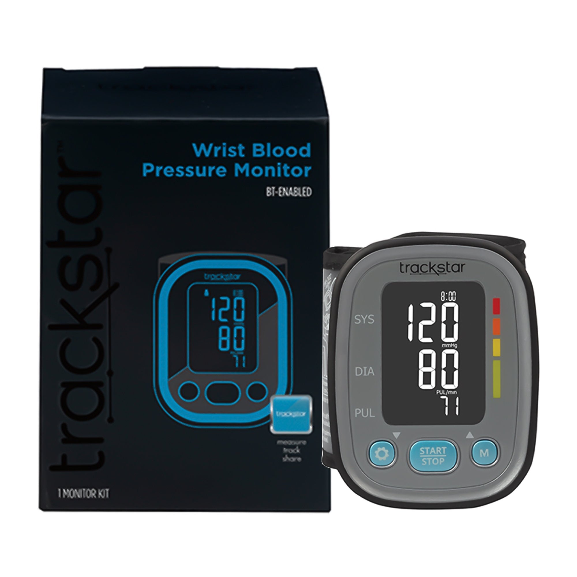 Digital Blood Pressure Monitor Trackstar Adult Cuff Mobile