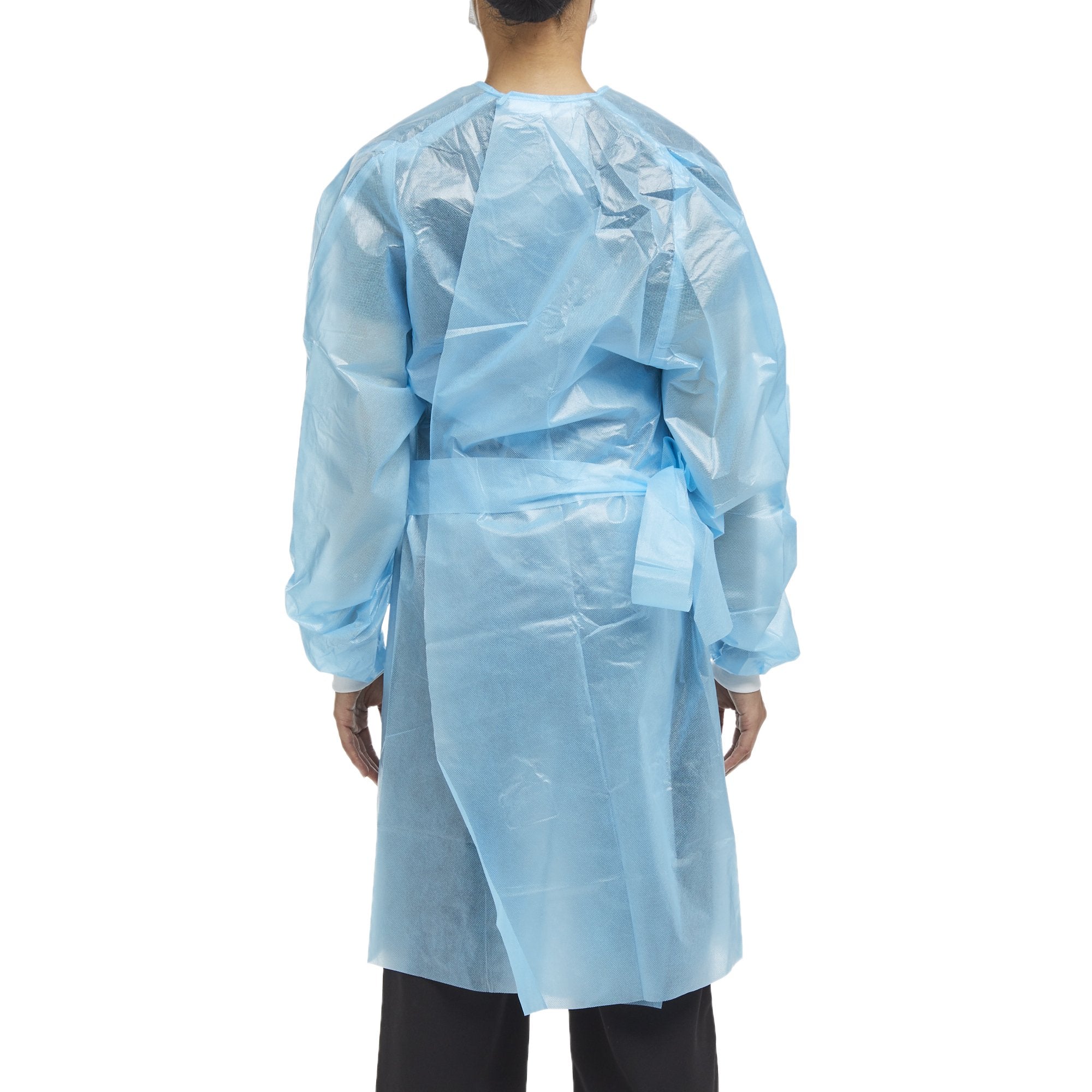 McKesson Full Back Chemotherapy Procedure Gown, Medium (10 Units)