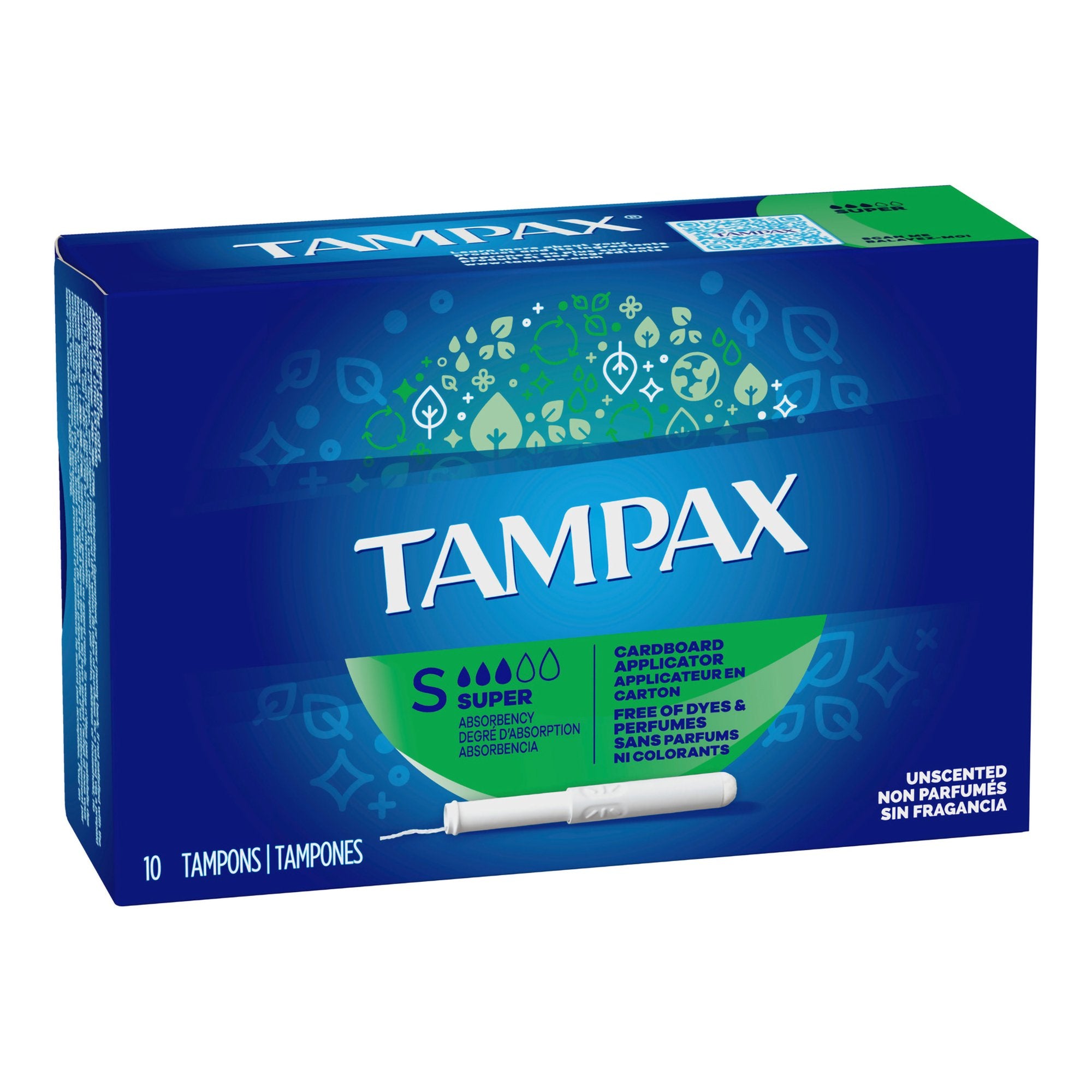 Tampon Tampax® Super A Individually Wrapped