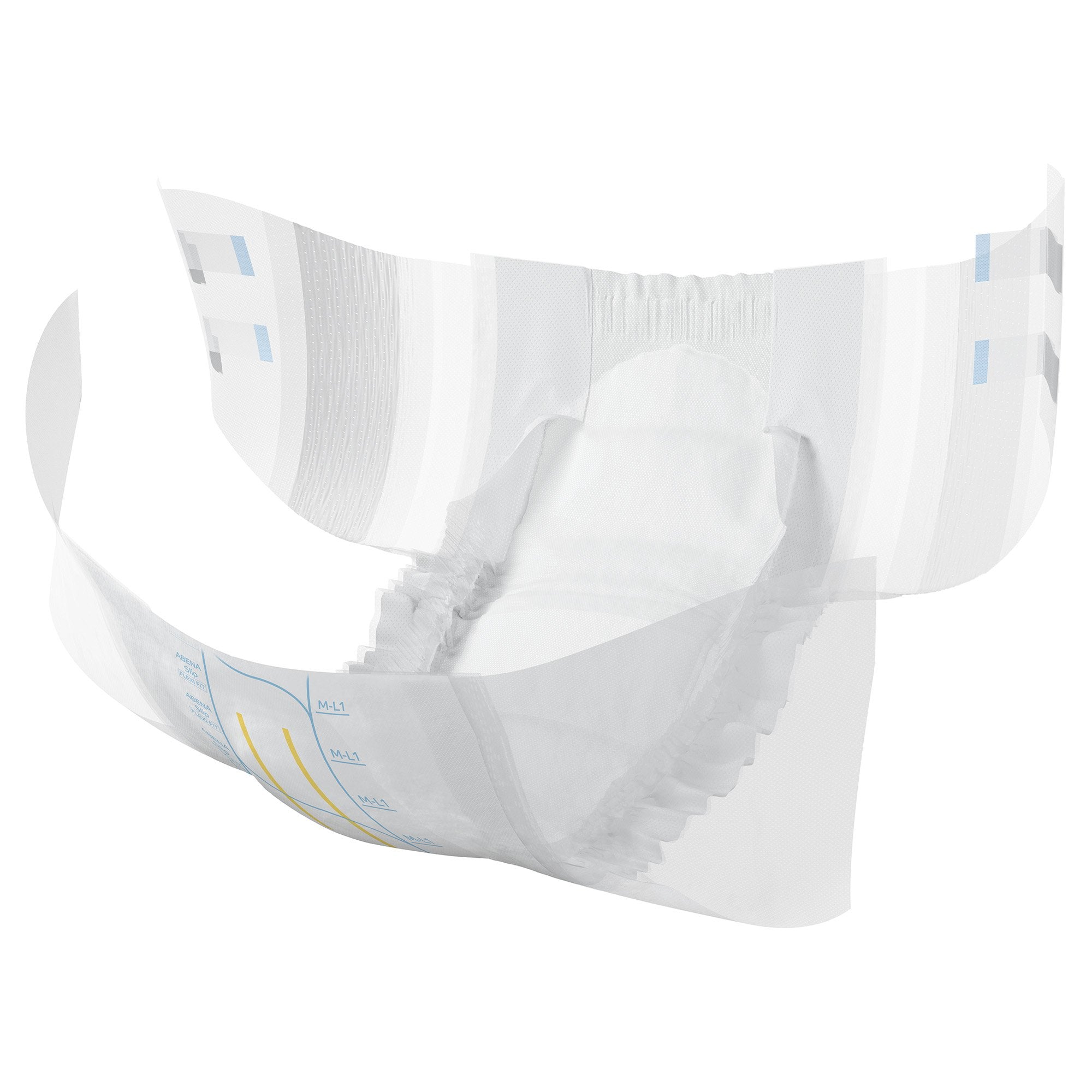 Incontinence Brief Abena Slip Flexi Fit Adult Medium / Large Unisex Disposable Moderate Absorbency - image 6