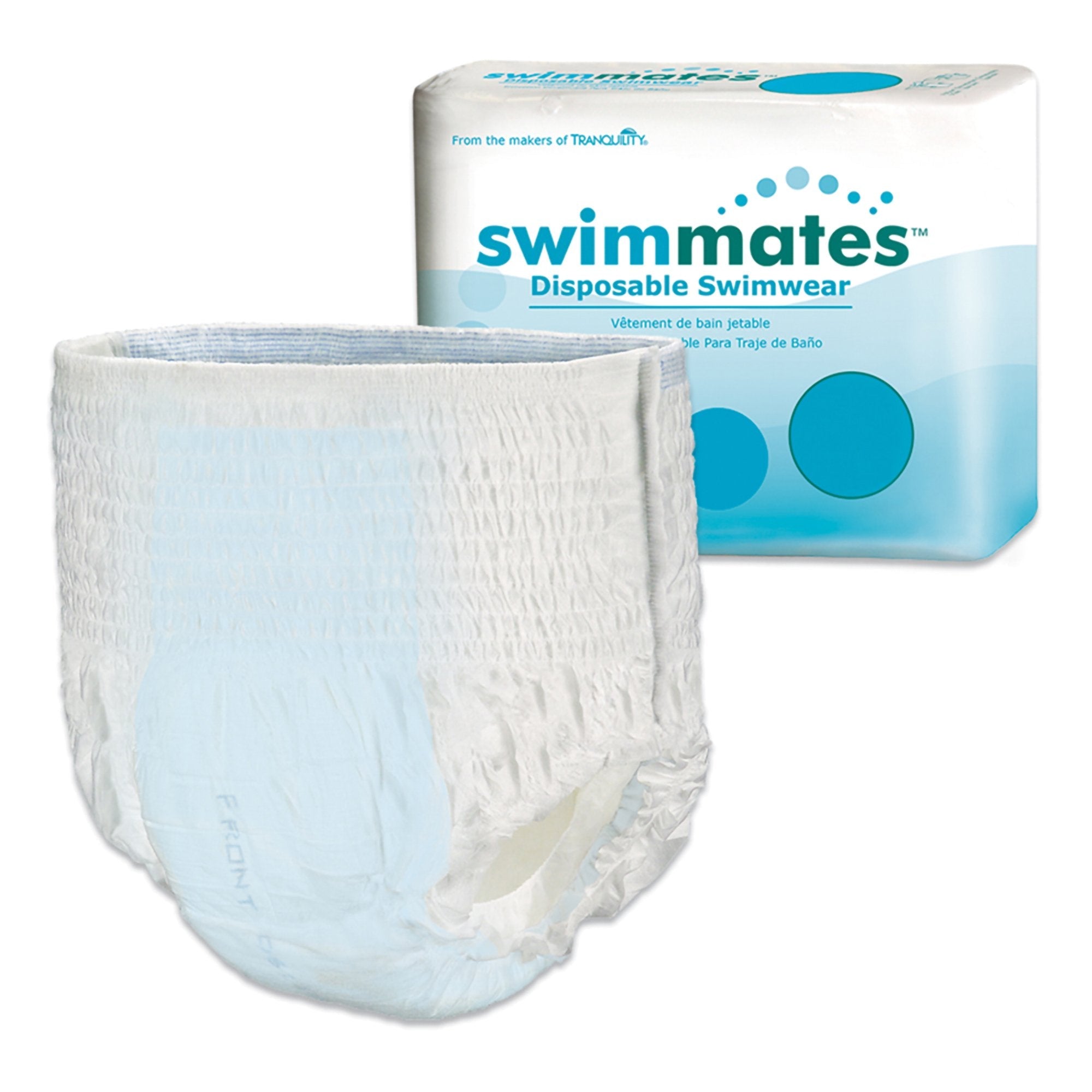 Swimmates™ Bowel Containment Swim Brief, Large (72 Units)