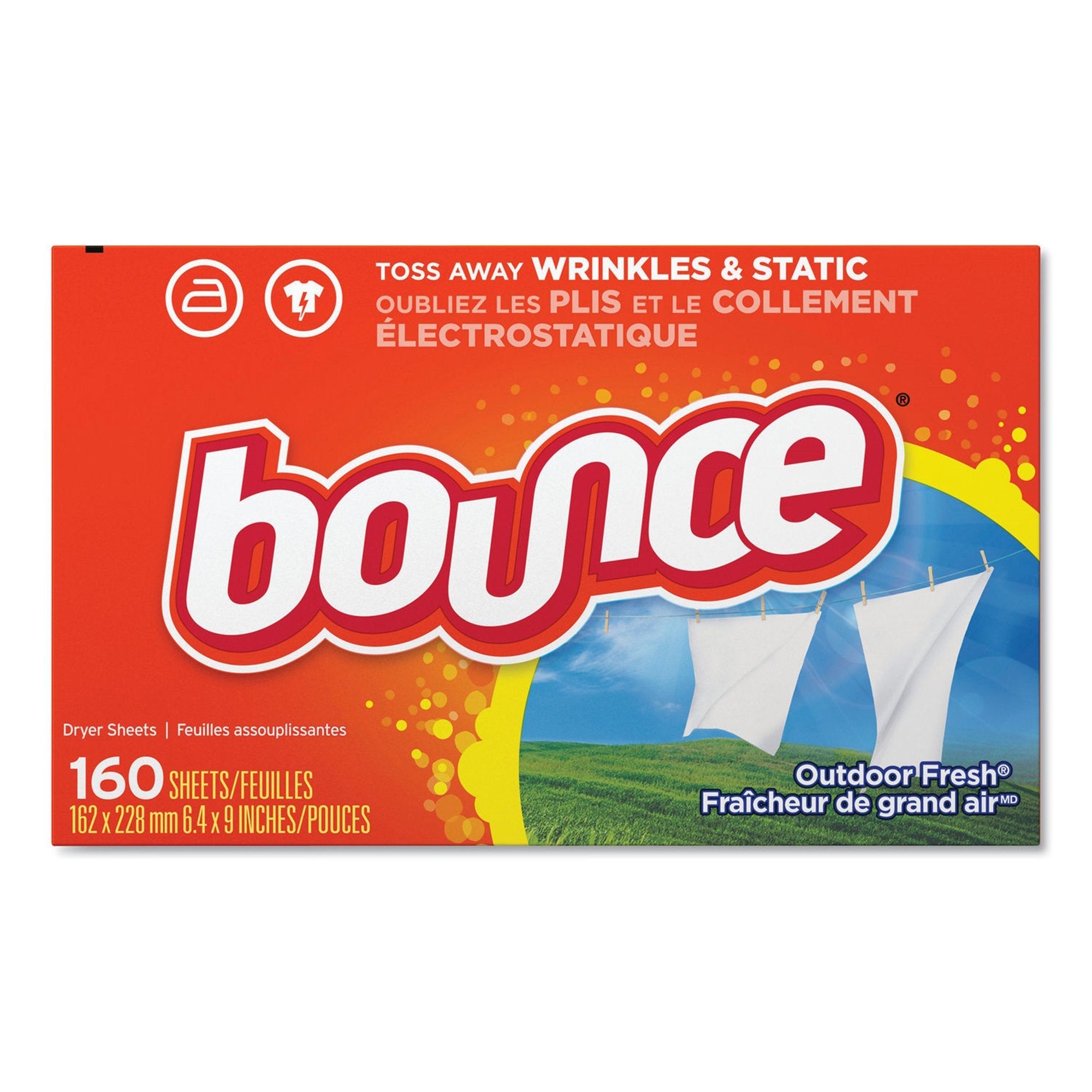 Bounce® Outdoor Fresh® Fabric Softner Dryer Sheets (6 Units)