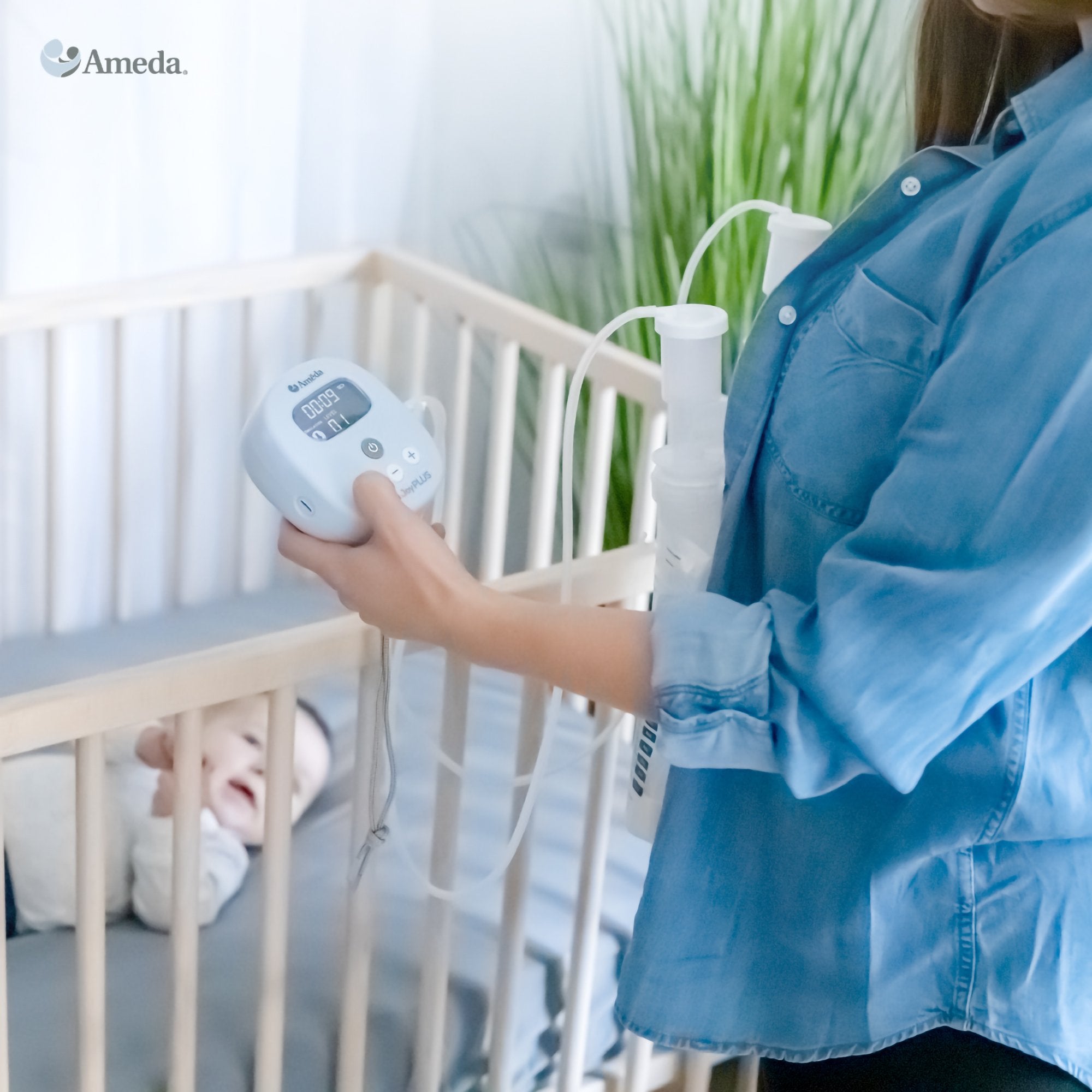 Double Electric Breast Pump Kit Ameda® Mya™ Joy Plus - image 6