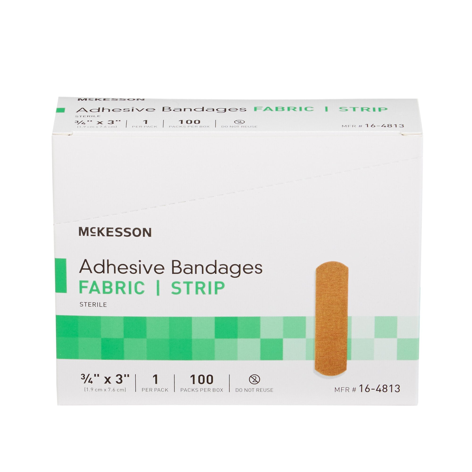 Adhesive Strip McKesson Fabric Tan 3/4 X 3 Inch Sterile - image 5