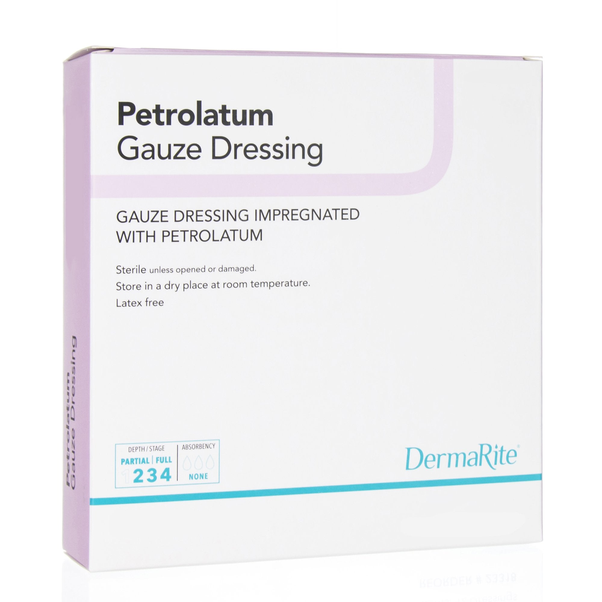 DermaRite® Petrolatum Impregnated Dressing, 3 x 9 Inch (50 Units)