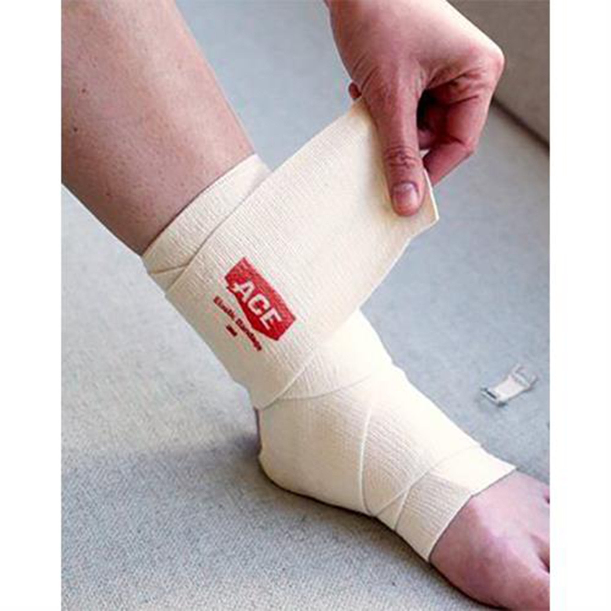 Elastic Bandage 3M™ ACE™ 4 Inch Width Clip Detached Closure Tan NonSterile Standard Compression - image 4