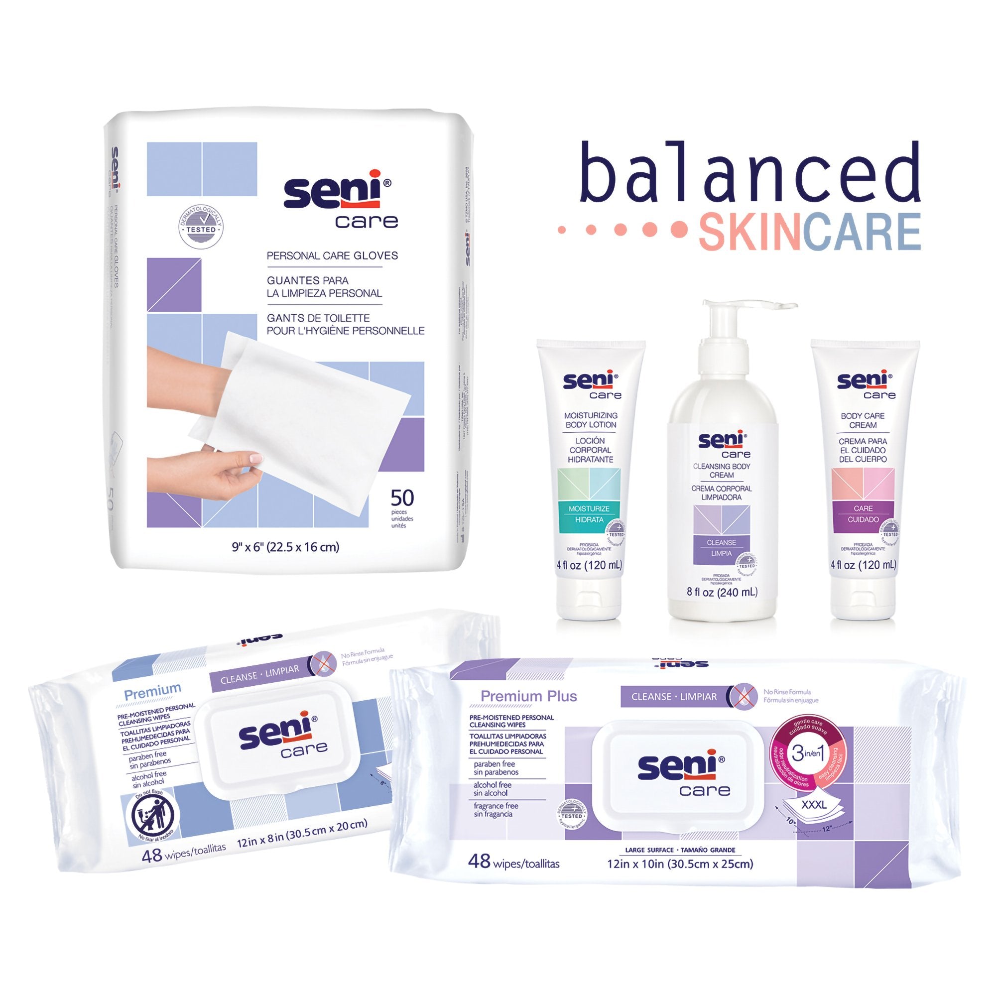 Seni® Care Delicate Cleansing Wipes, 48 ct. (48 Units)