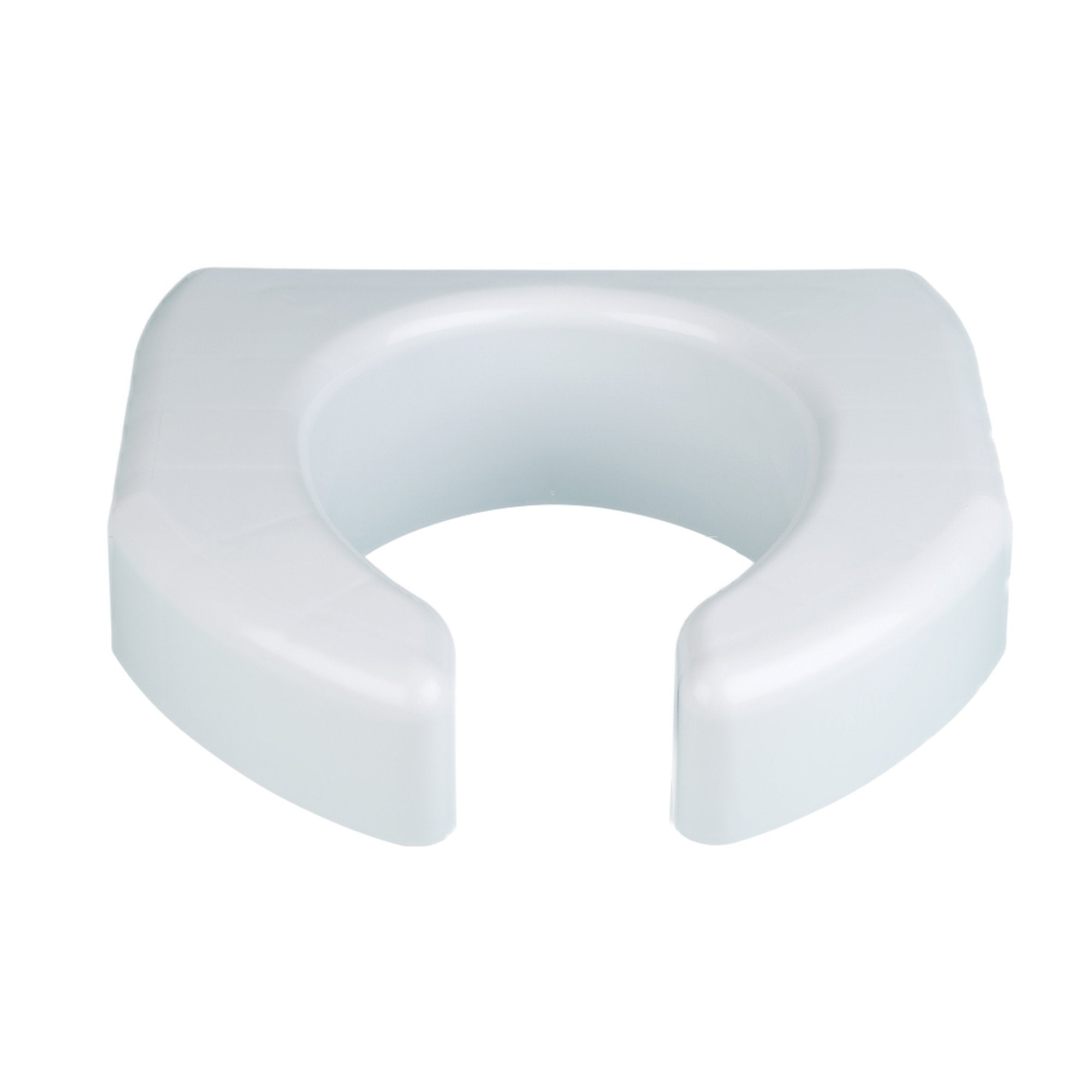 Raised Toilet Seat Ableware Basic 3 Inch Height Standard Round 350 lbs. Weight Capacity