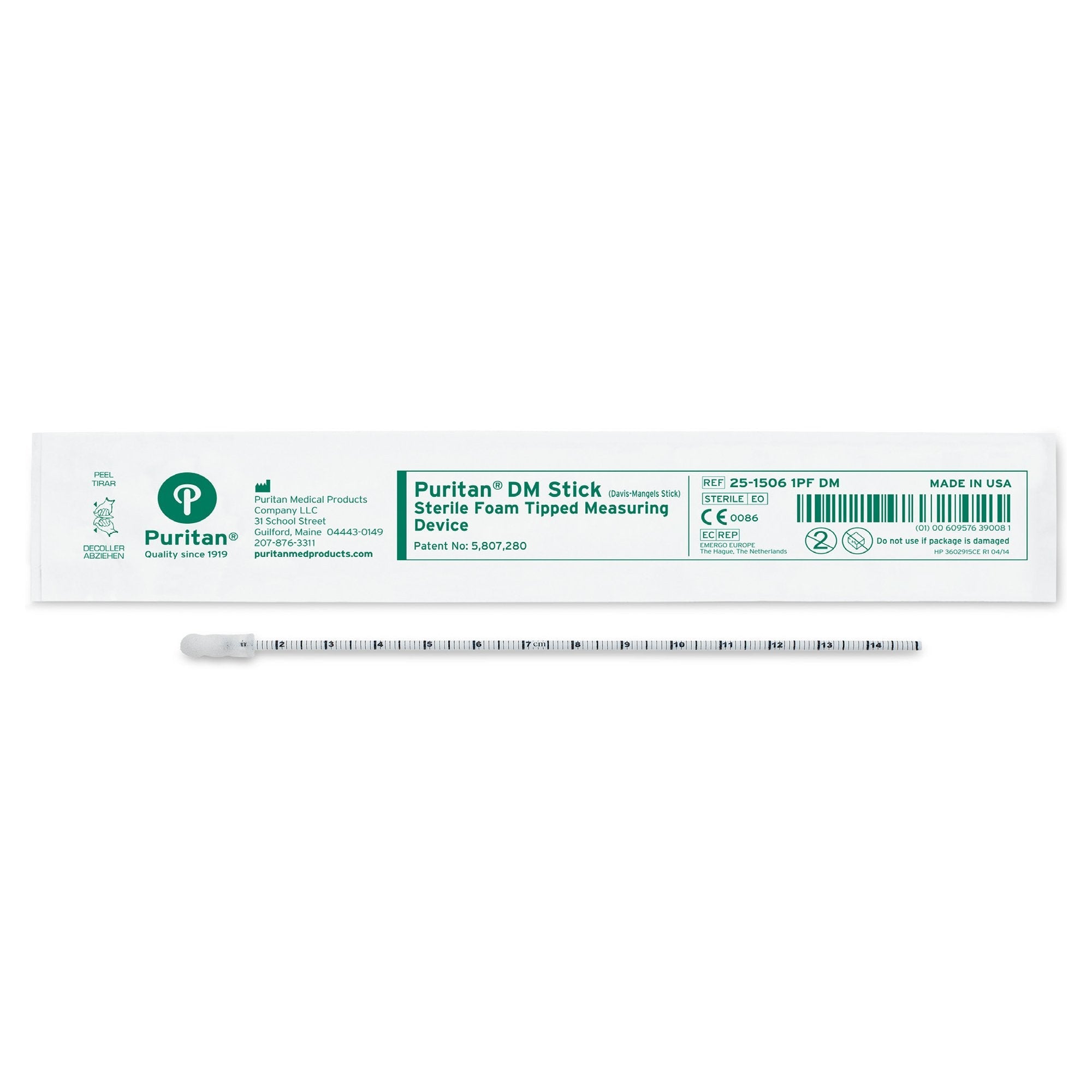 Puritan Wound Measuring Device, 6-inch Length (50 Units)